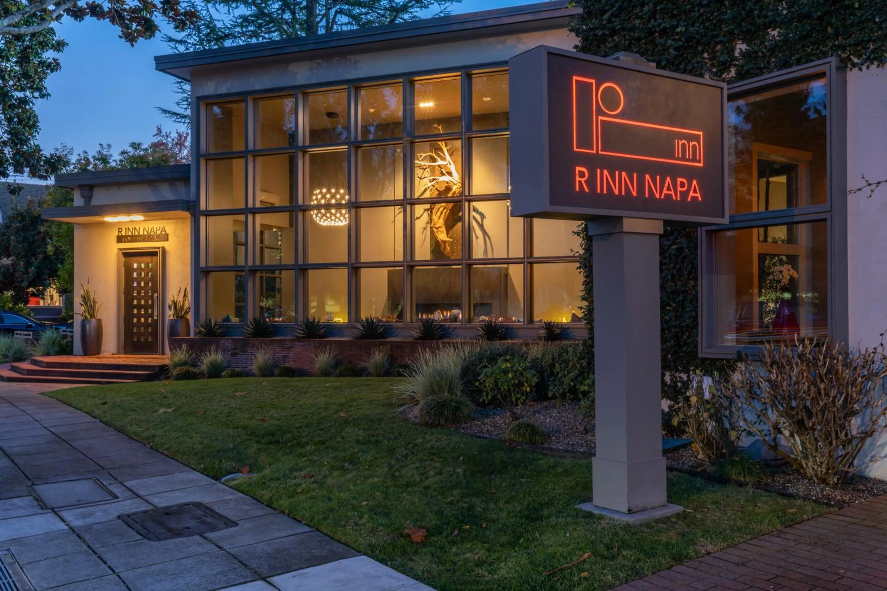 Property building in R Inn Napa
