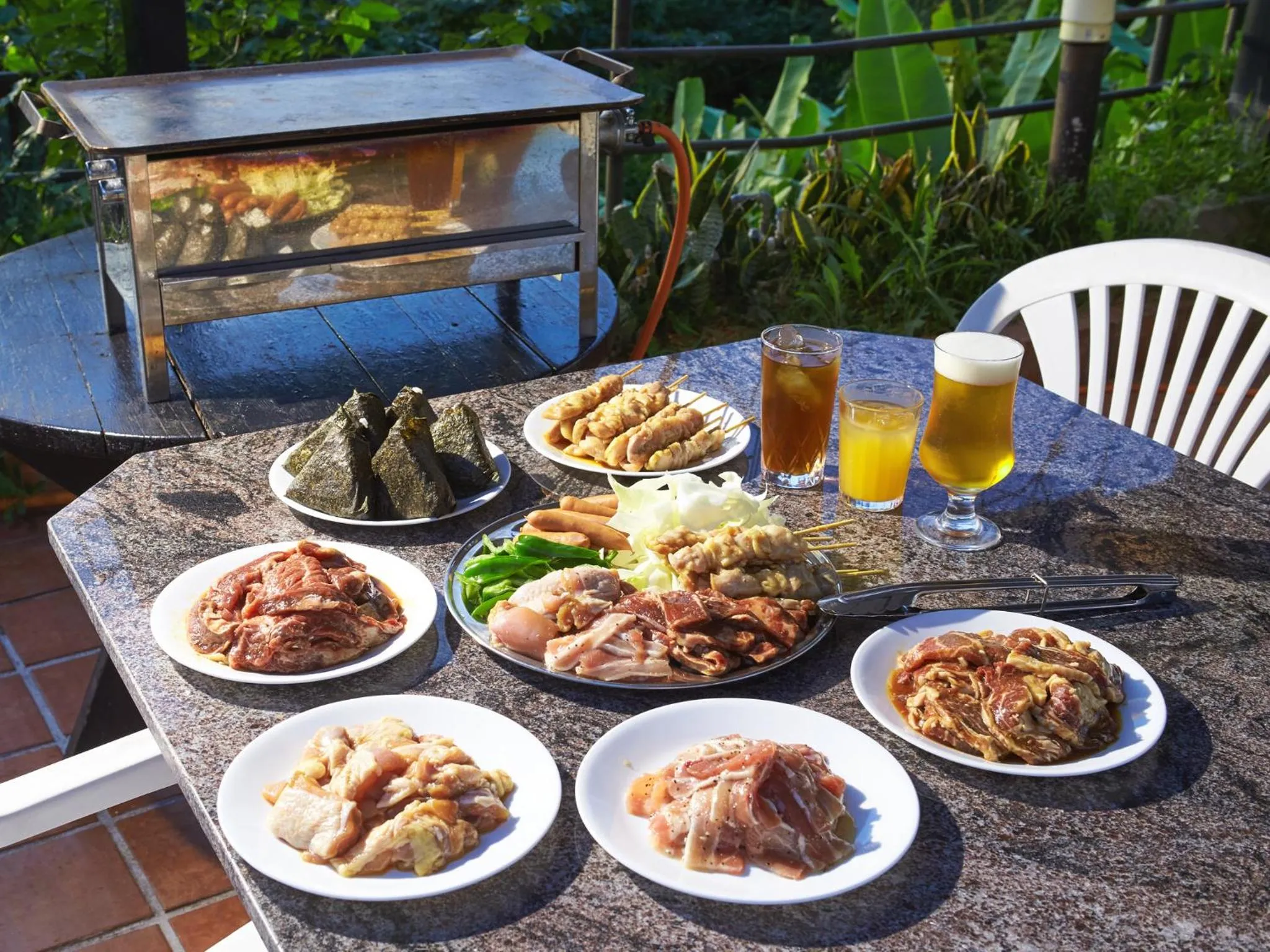 Dinner in The Pool Resort Villa Hasta Manana