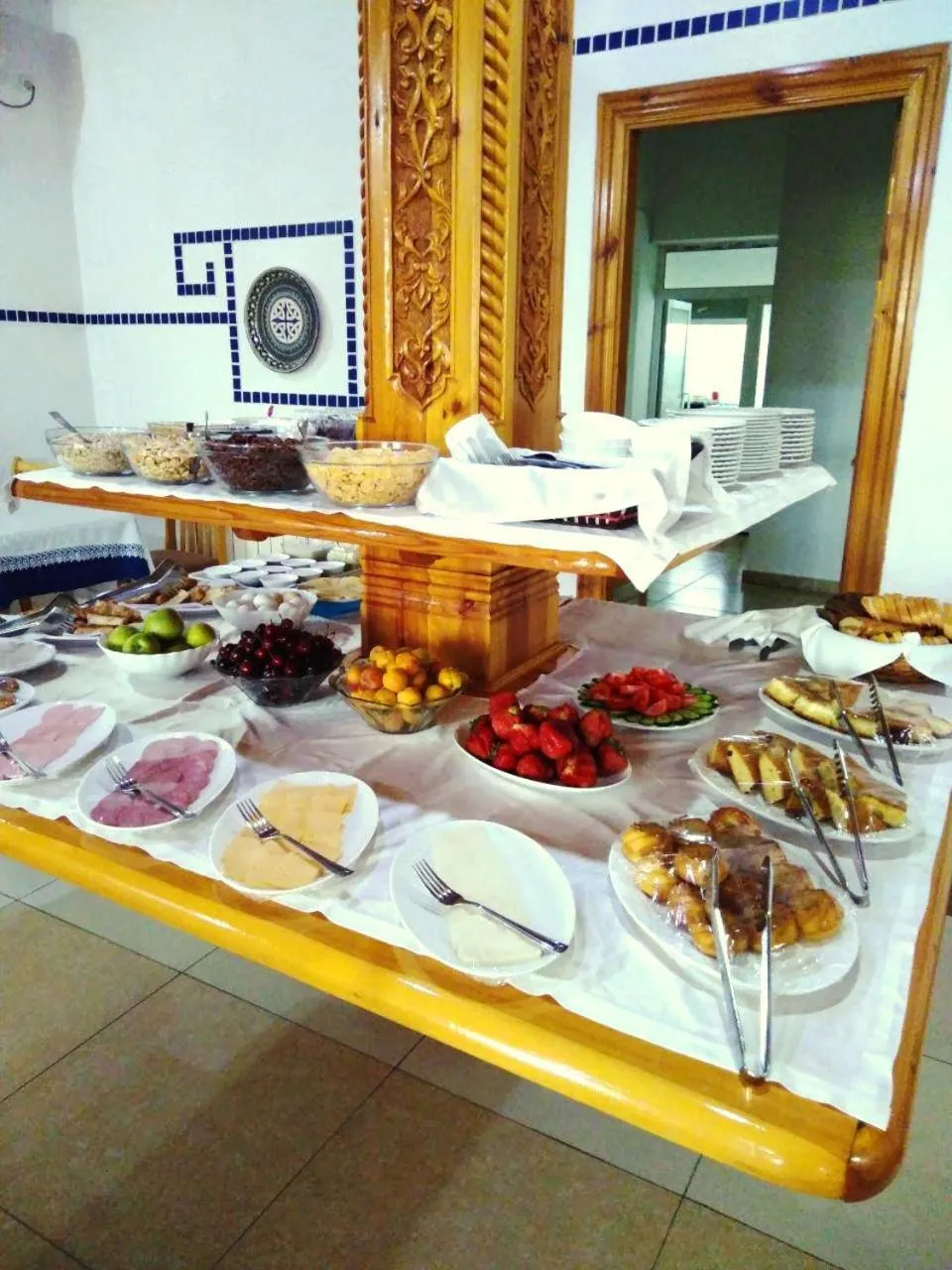 Buffet breakfast in Malika Prime Hotel
