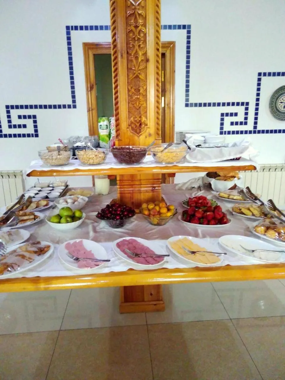 Buffet breakfast in Malika Prime Hotel
