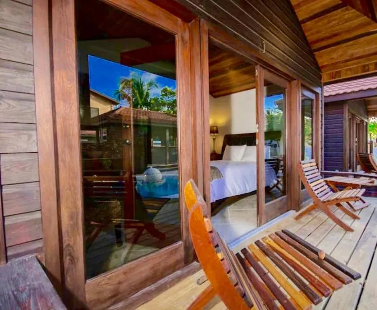 Patio, Bed in Marbucks Bed & Breakfast