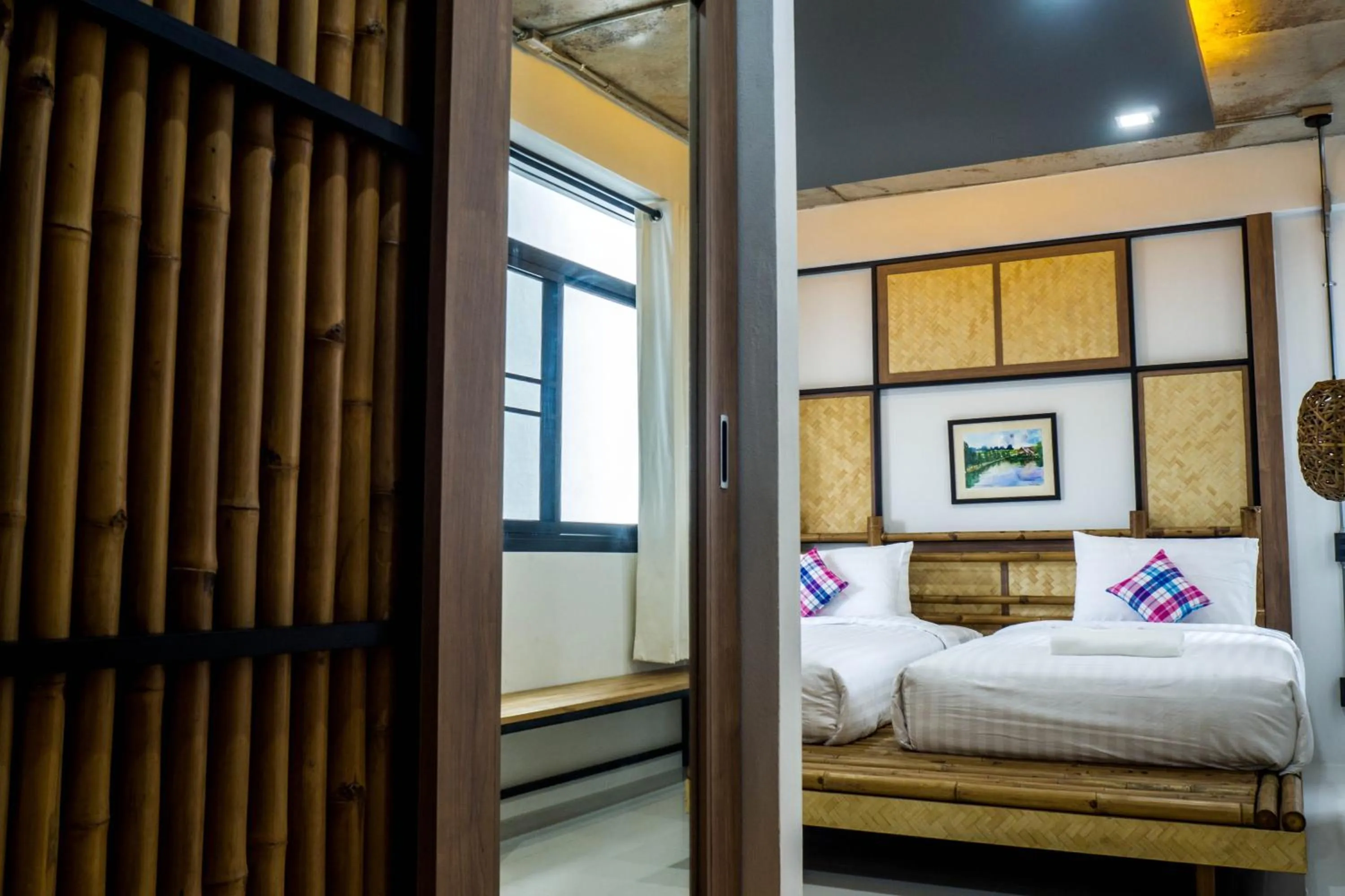 Bed in Luck Esan Loft