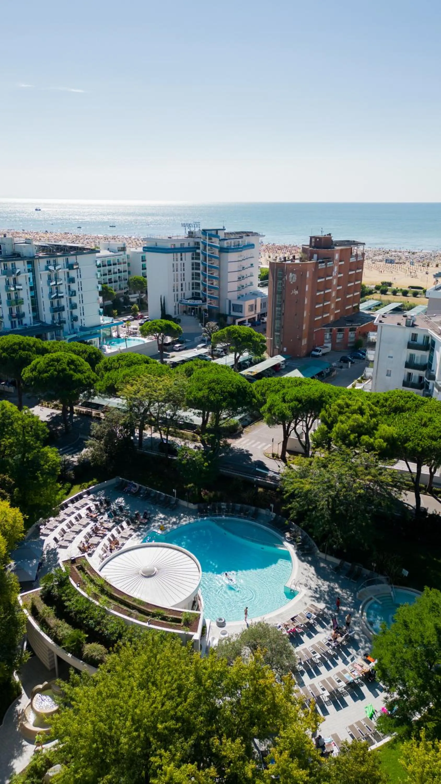 Bird's eye view in Residence Serenissima