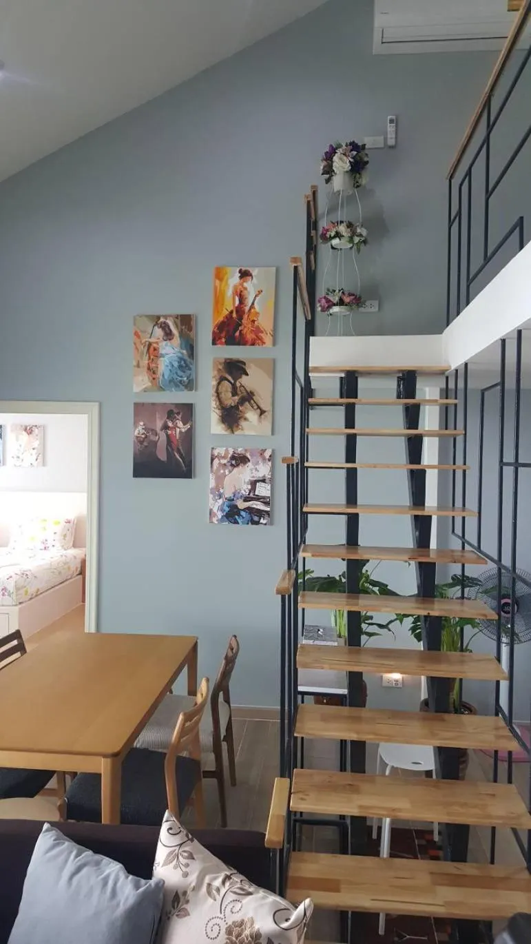 Living room in La Playa Beach Front Pool Villa Cha-am,Huahin