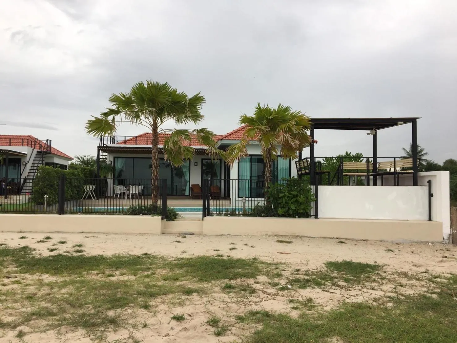 Beach in La Playa Beach Front Pool Villa Cha-am,Huahin