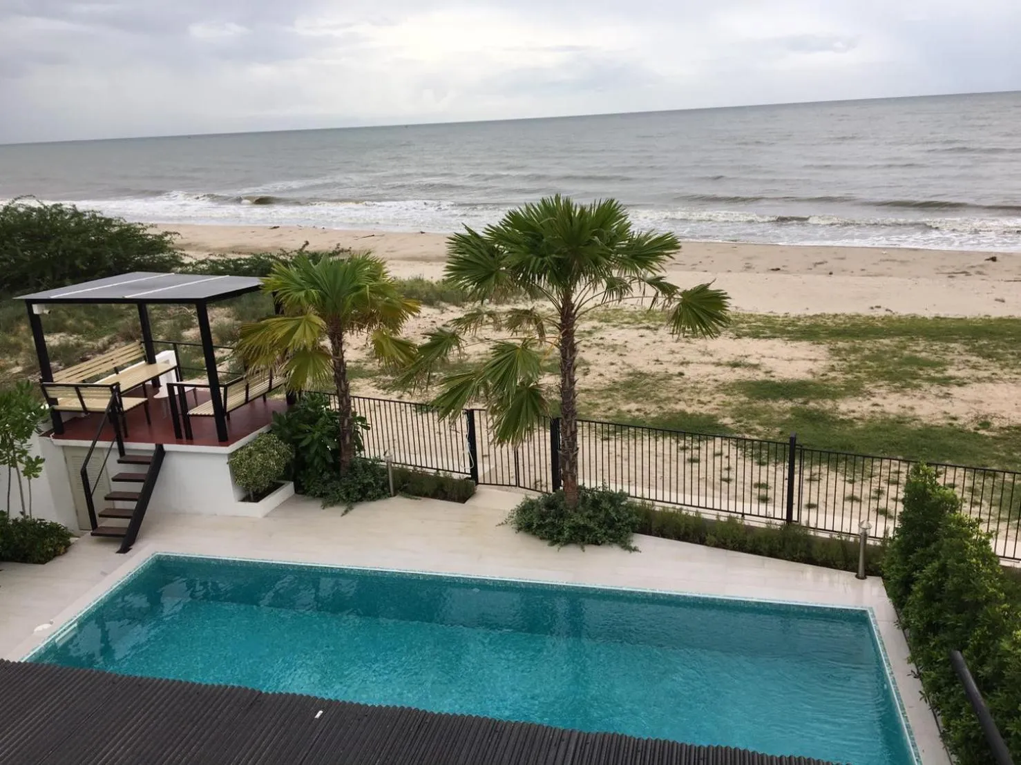 Beach in La Playa Beach Front Pool Villa Cha-am,Huahin