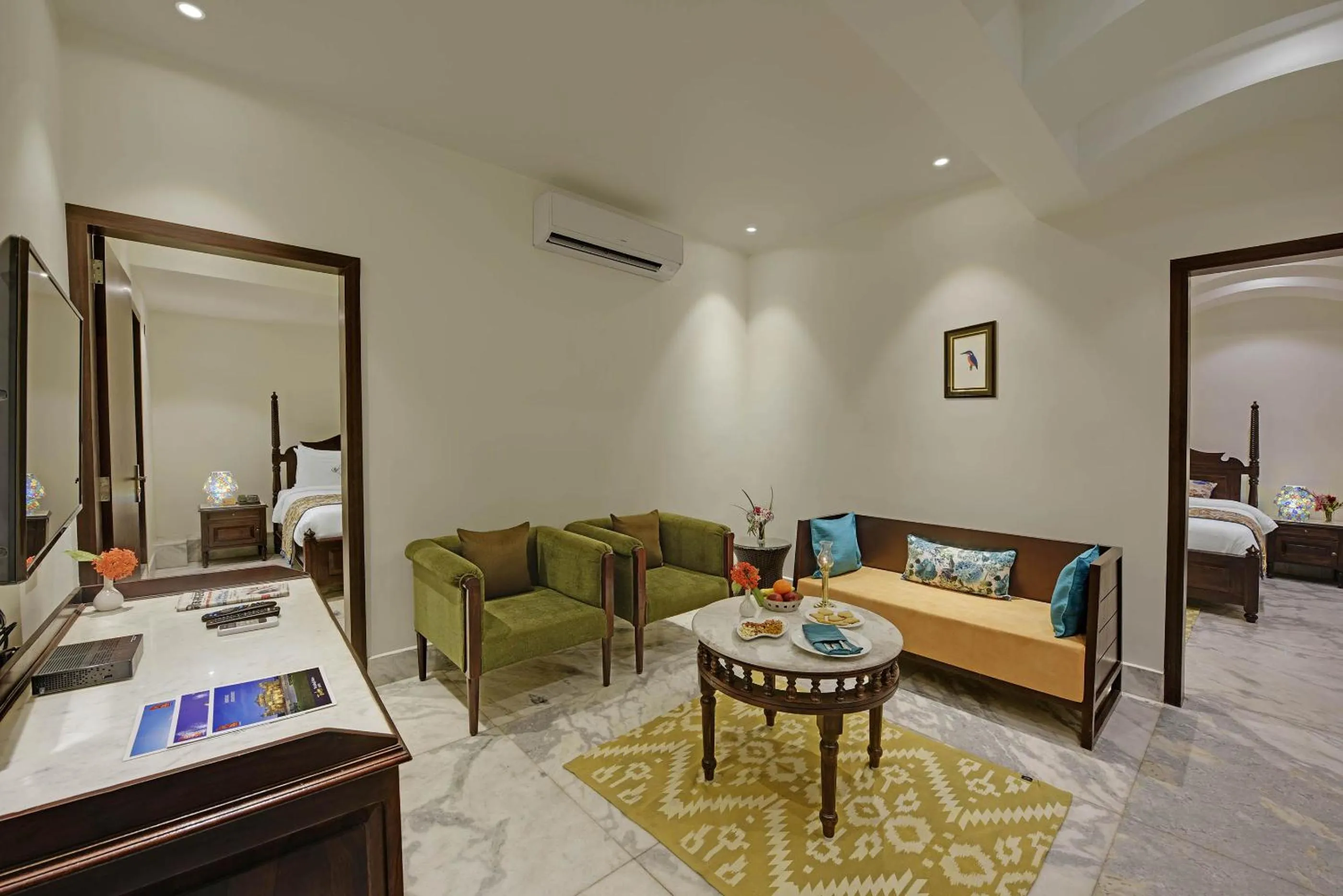 Bedroom, Bed in The Kumbha Residency by Trulyy - A Luxury Resort and Spa