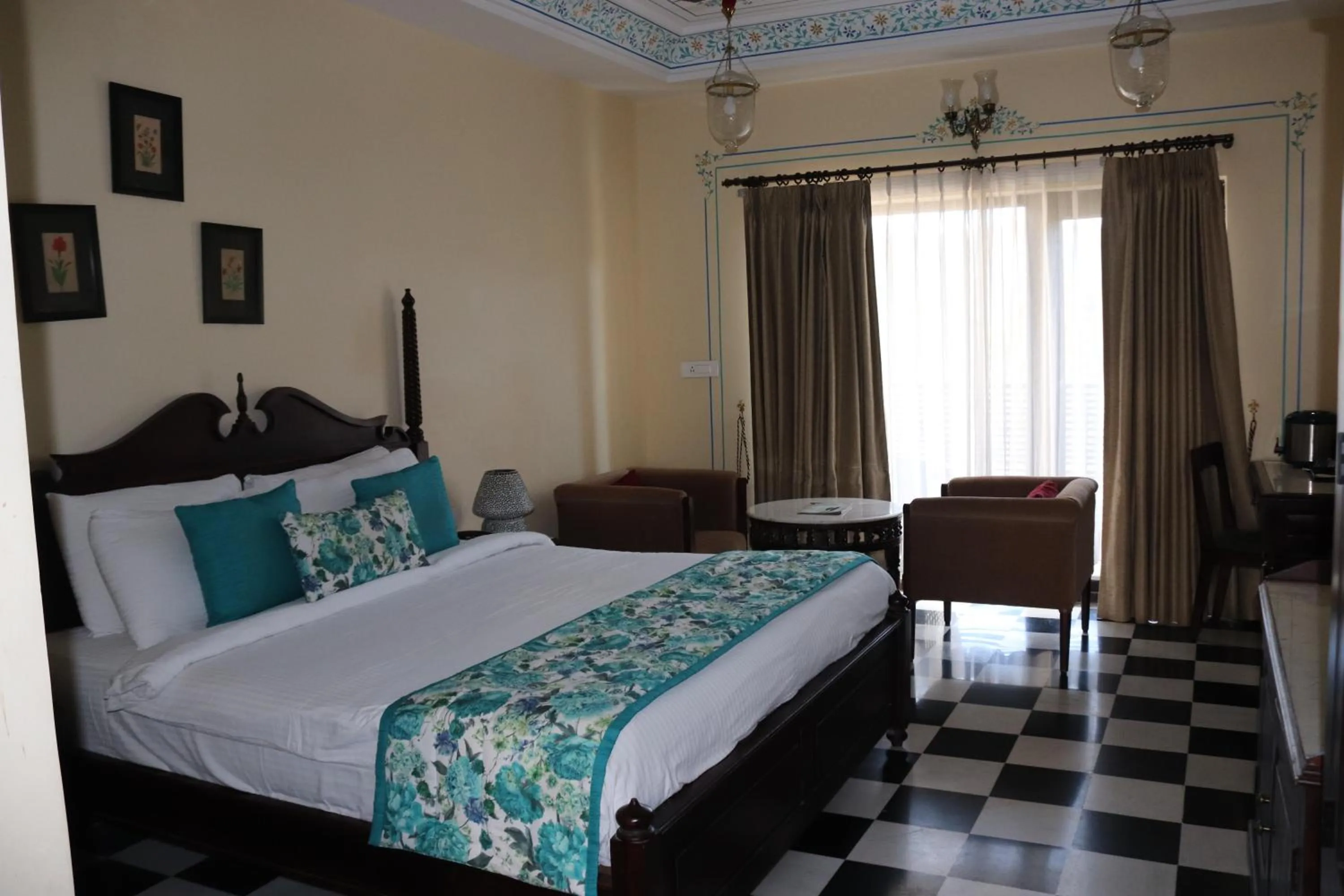 Bedroom, Bed in The Kumbha Residency by Trulyy - A Luxury Resort and Spa