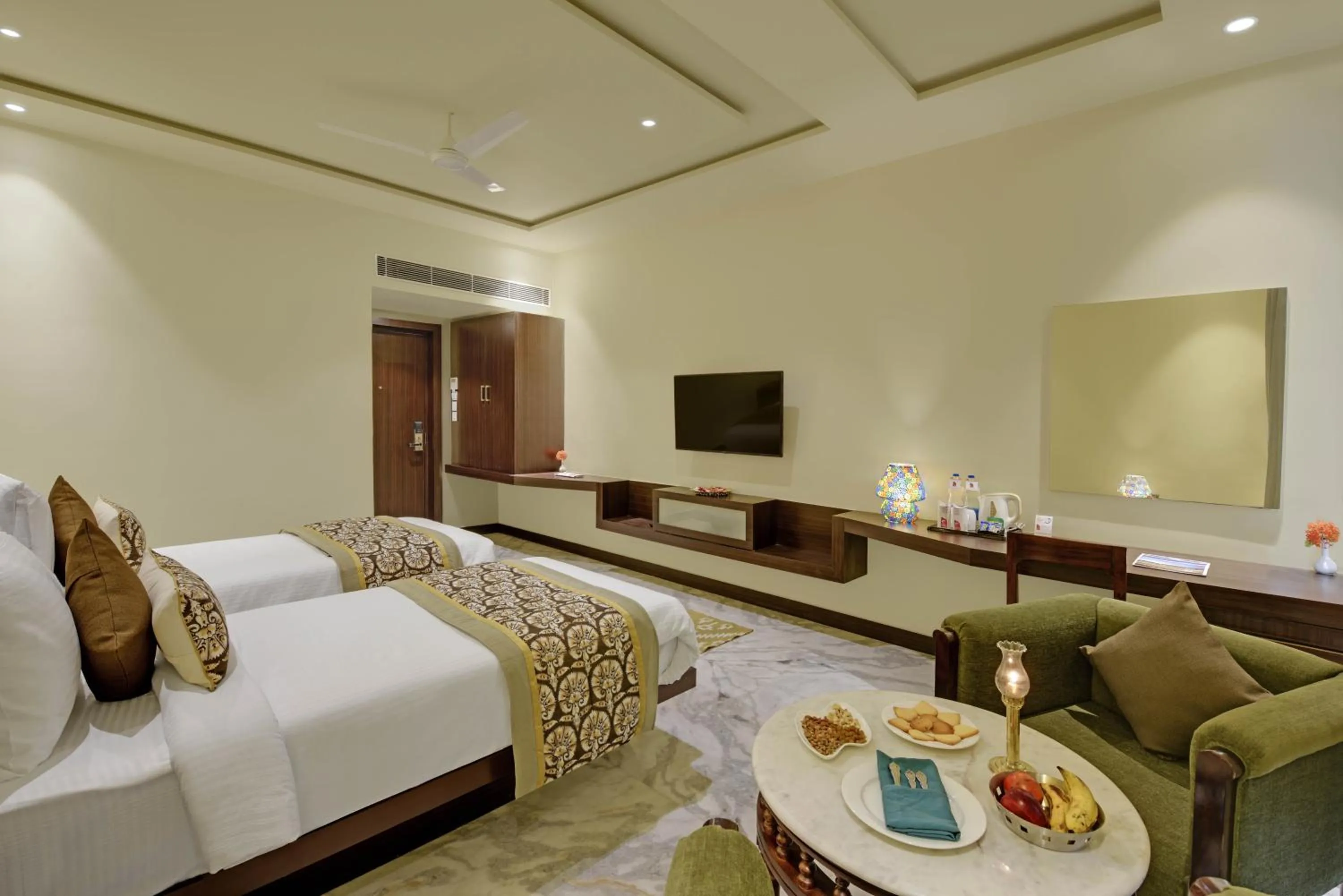 Photo of the whole room, Bed in The Kumbha Residency by Trulyy - A Luxury Resort and Spa