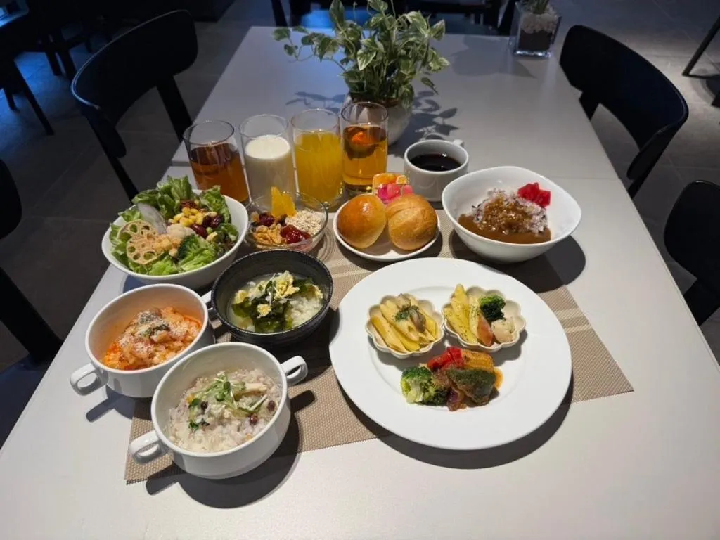 Breakfast in S-peria Inn Nihombashi Hakozaki