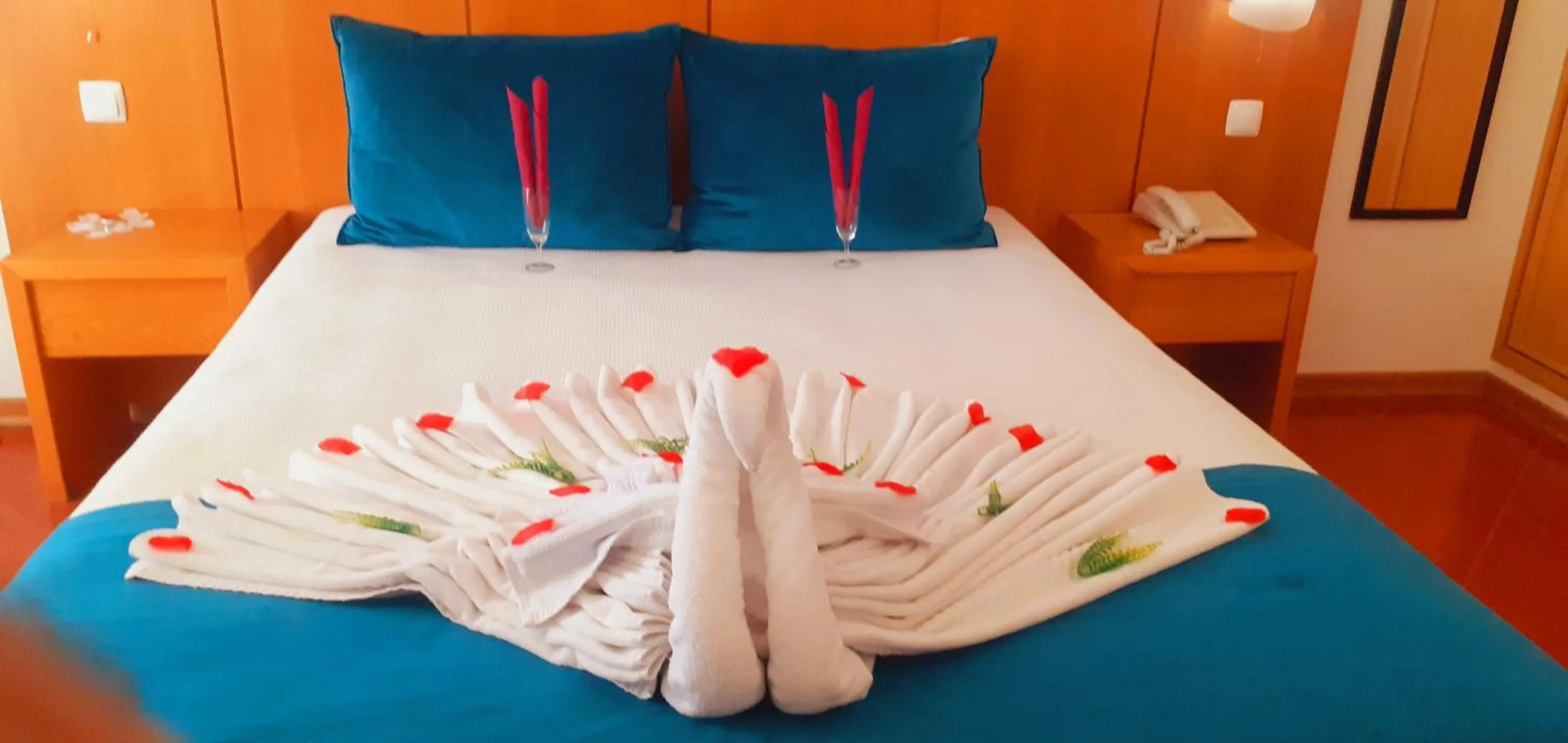 Bed in Hotel Santa Cruz