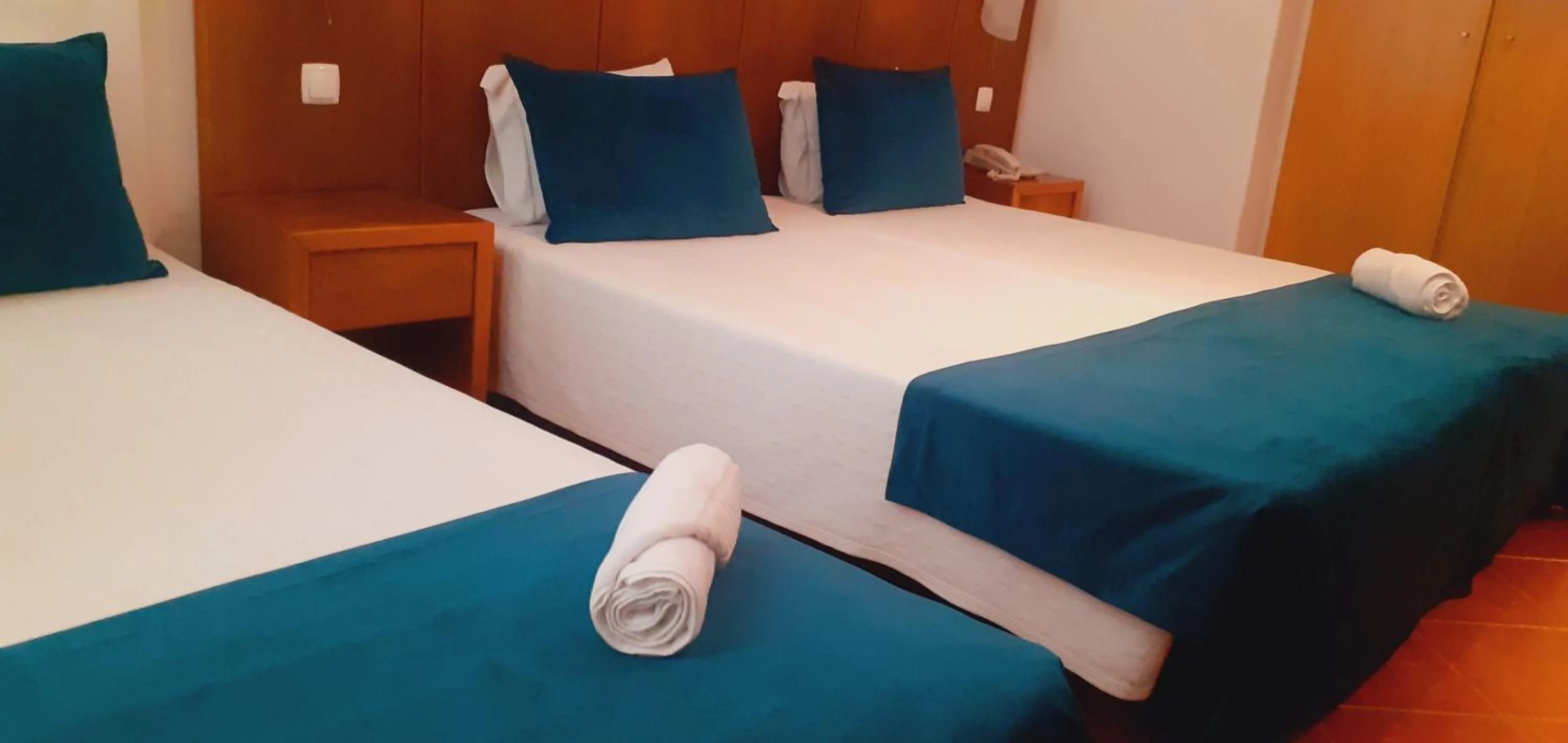 Bed in Hotel Santa Cruz