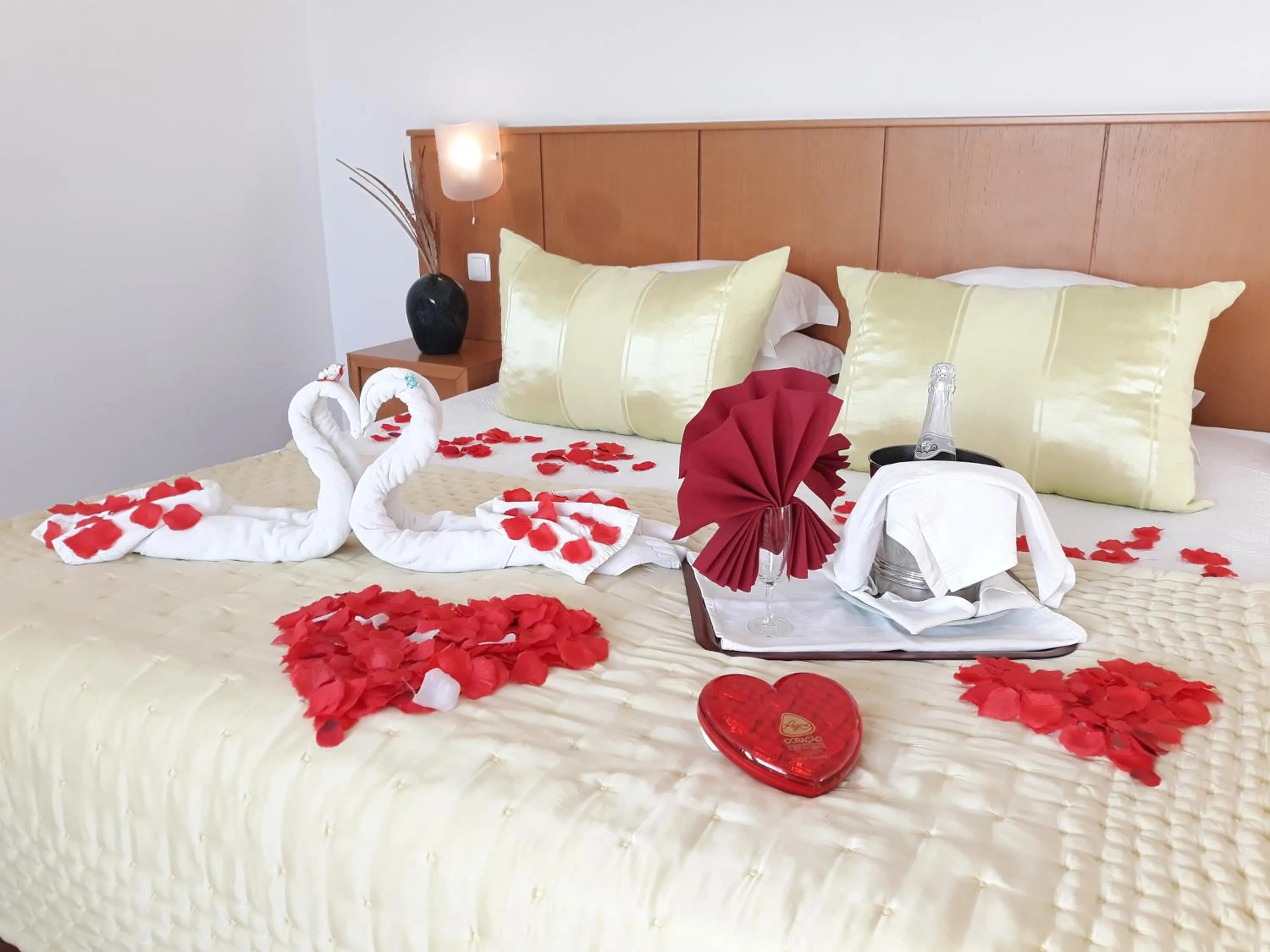 Bed in Hotel Santa Cruz