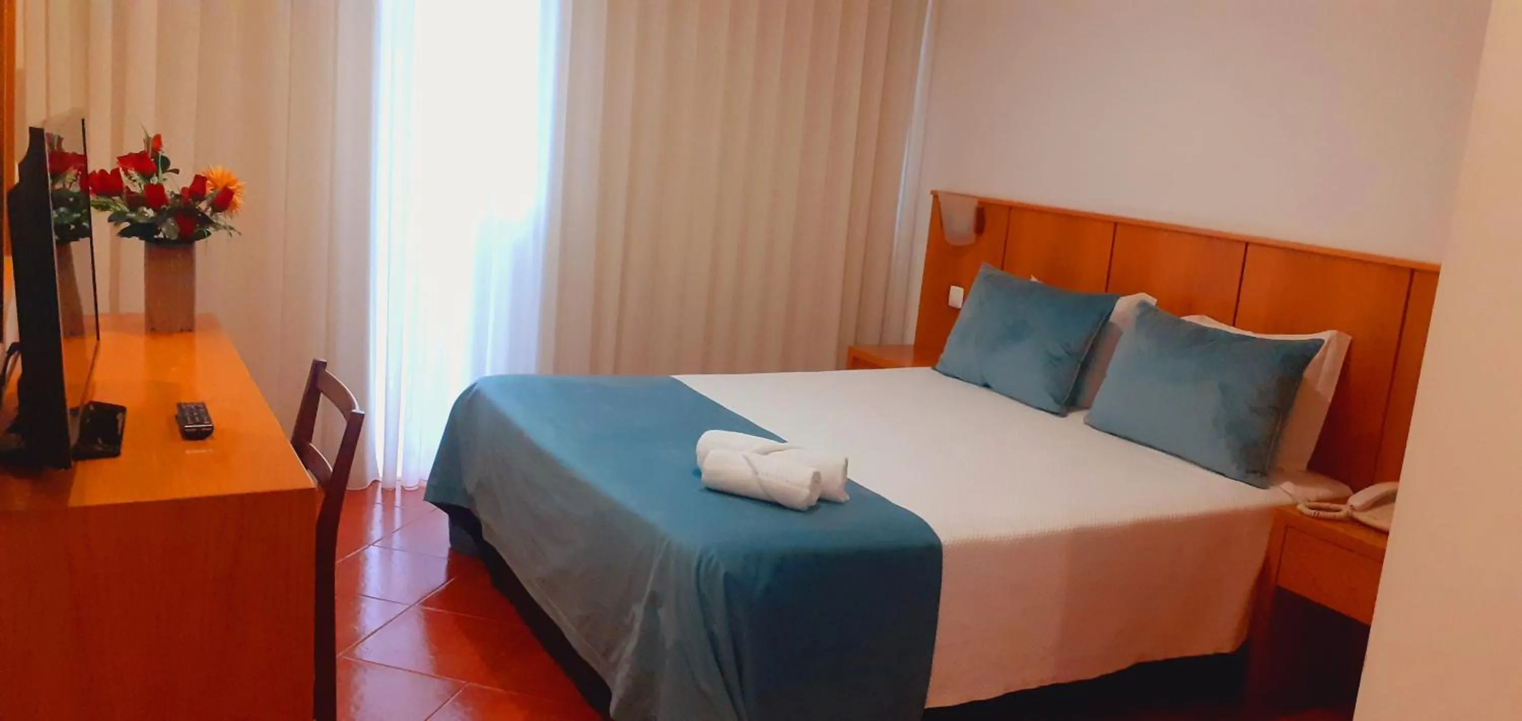 Bed in Hotel Santa Cruz