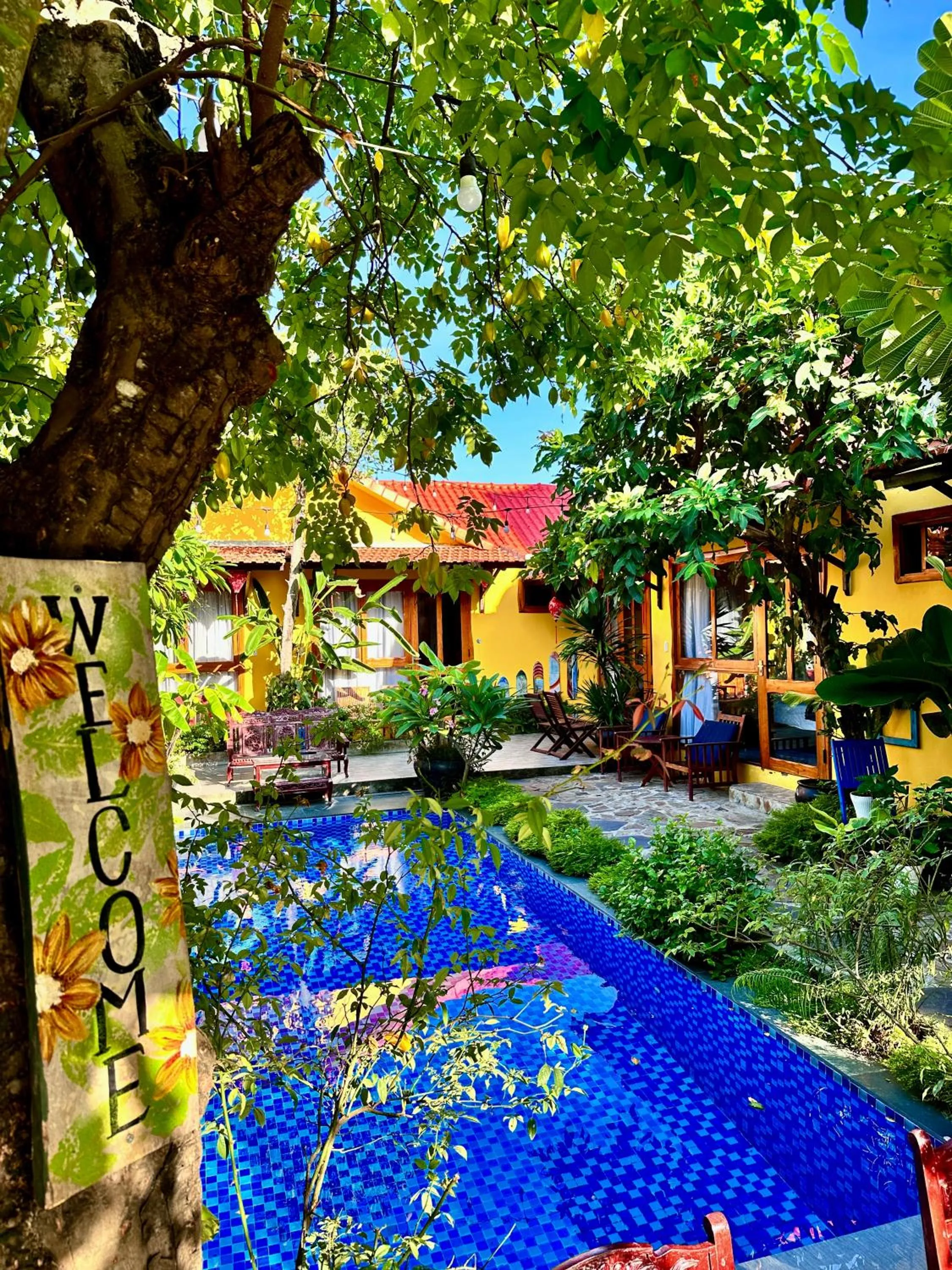 Garden view in La Belle An Bang Seaside Hideaway