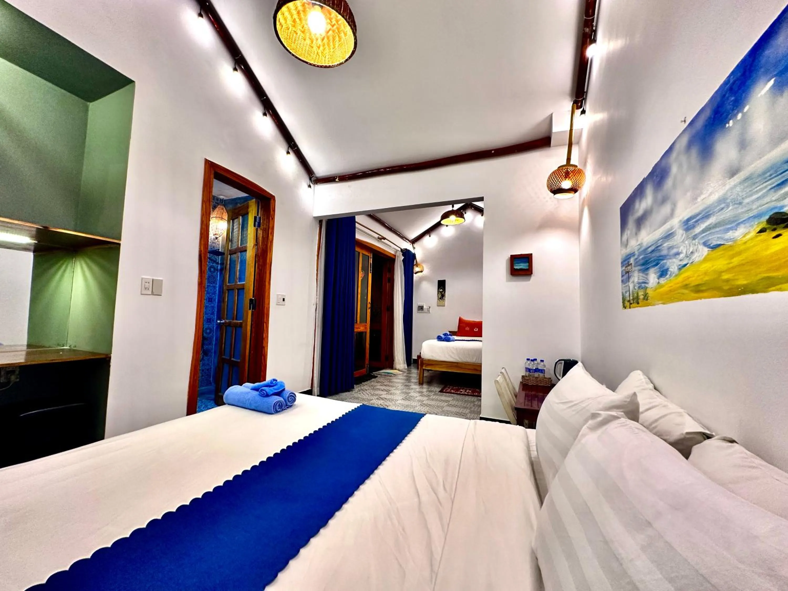 Bed in La Belle An Bang Seaside Hideaway