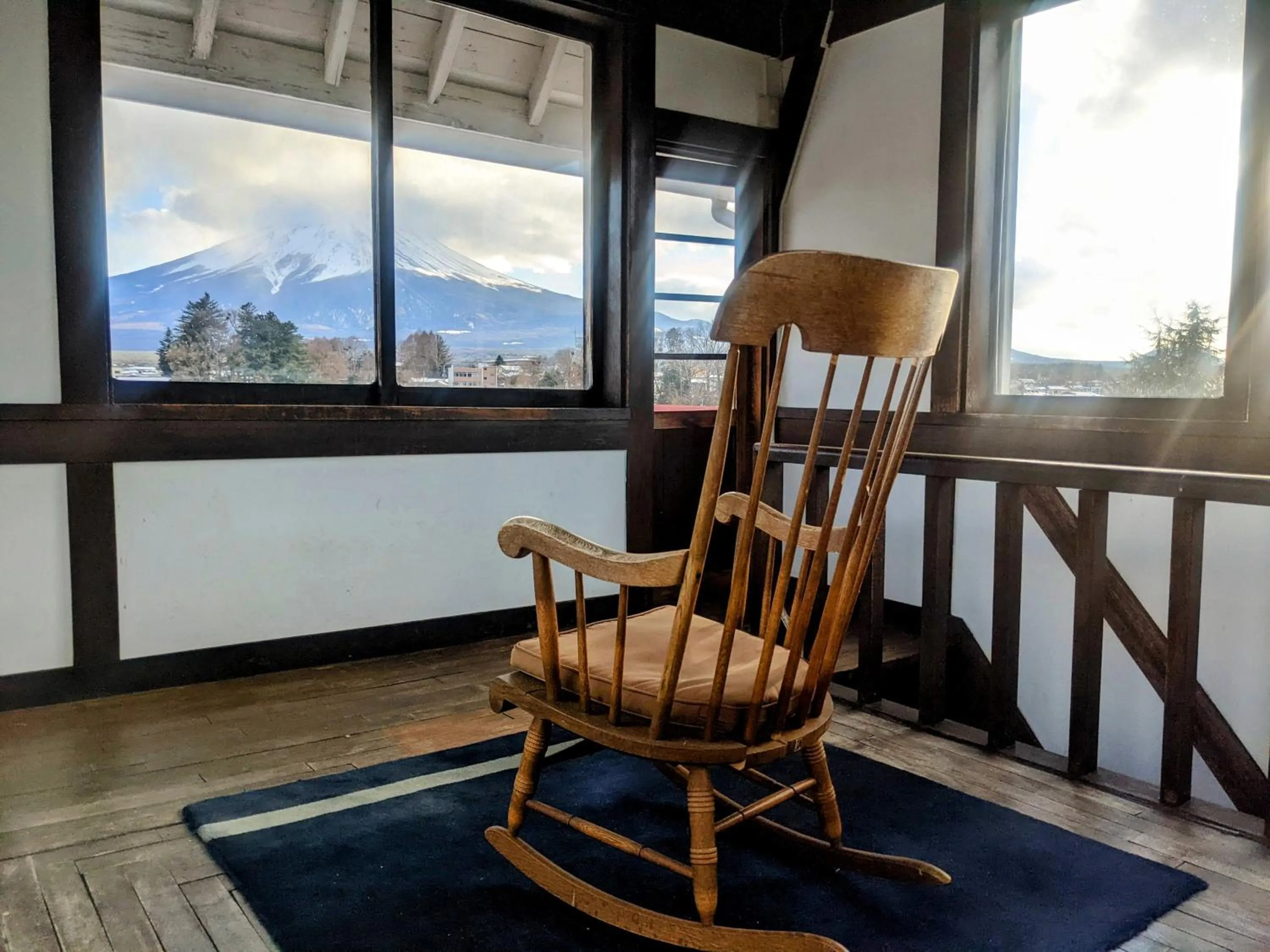 Seating area in Kawaguchiko Hotel