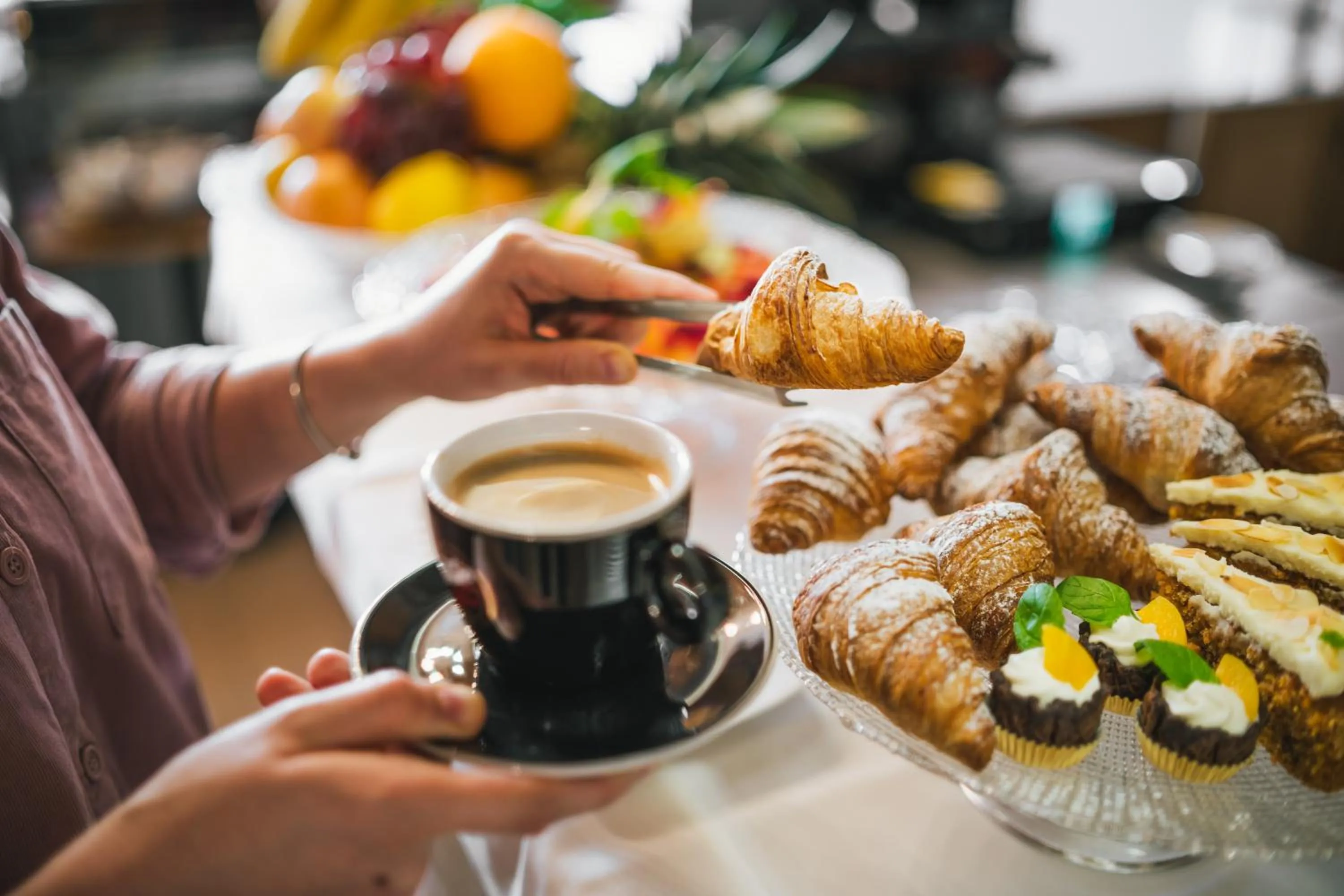 Breakfast in Hotel & Apartments Ventus Rosa