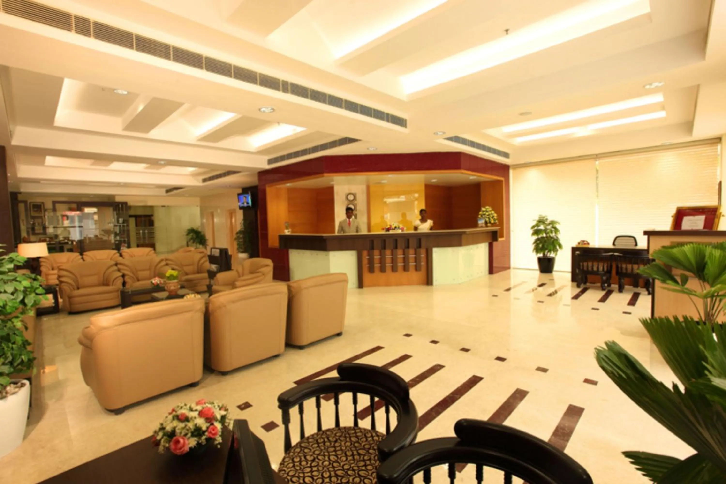 Lobby or reception in Hotel Airlink Castle