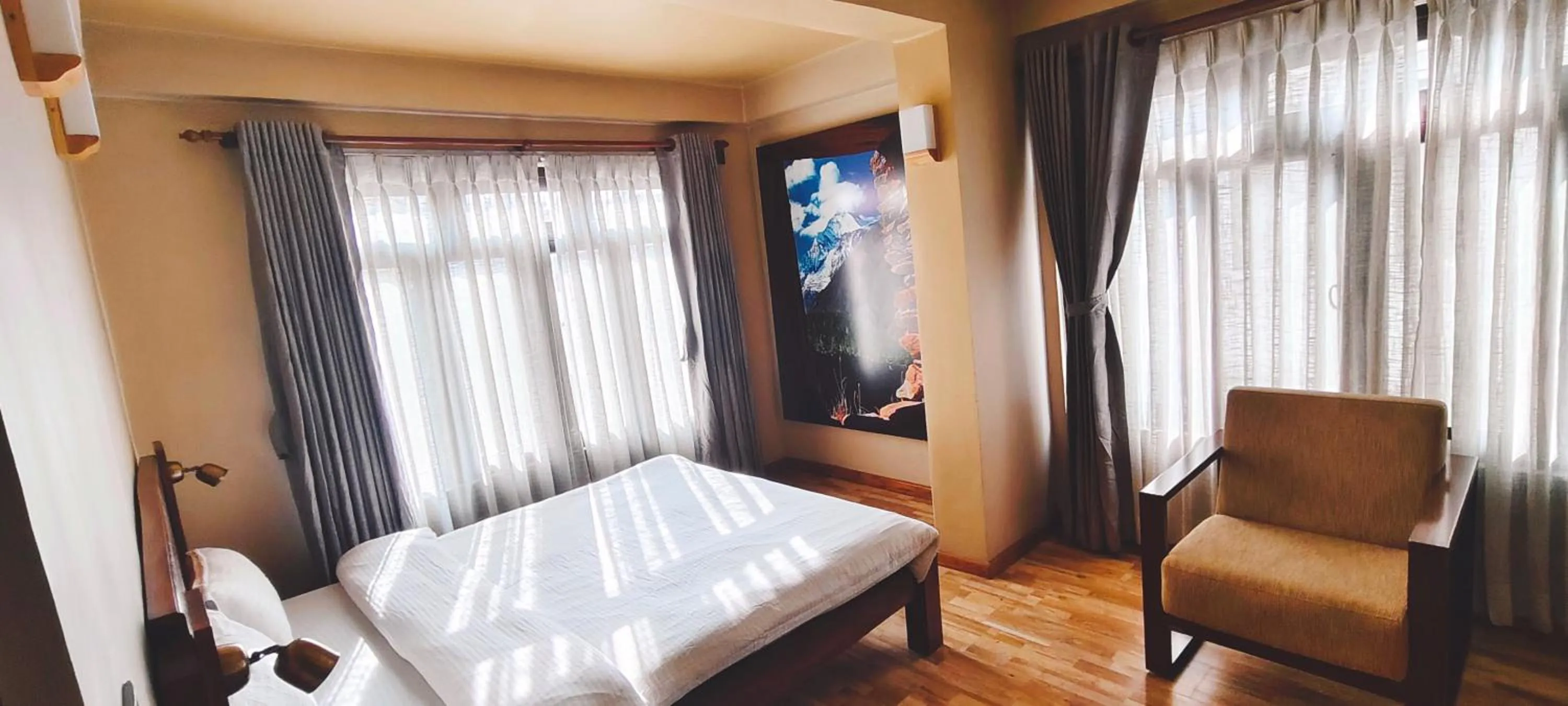 Bed in Sabila Boutique Hotel