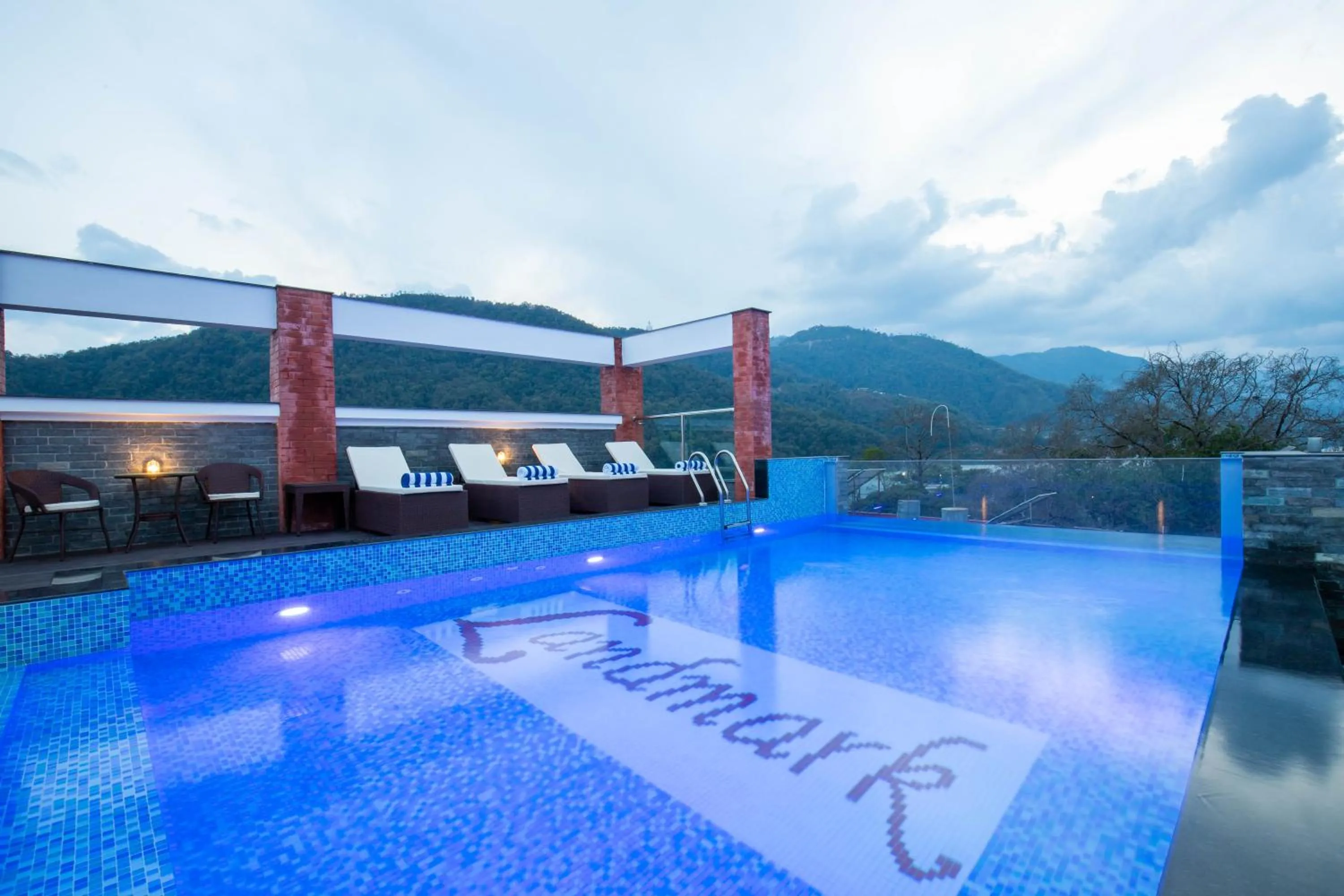 Pool view in Landmark Pokhara