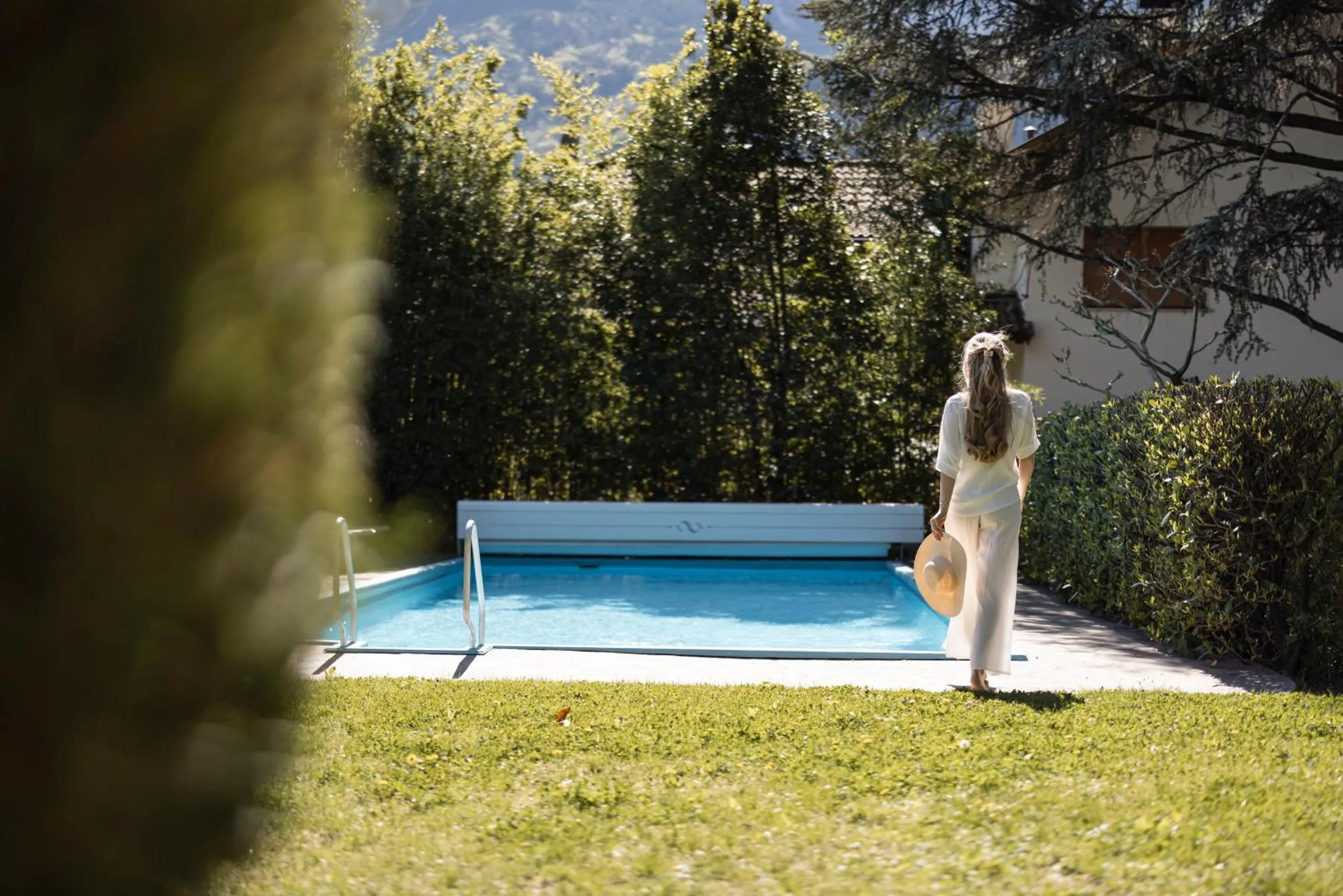 Swimming pool in Weingarten Terlan - Rooms & Breakfast