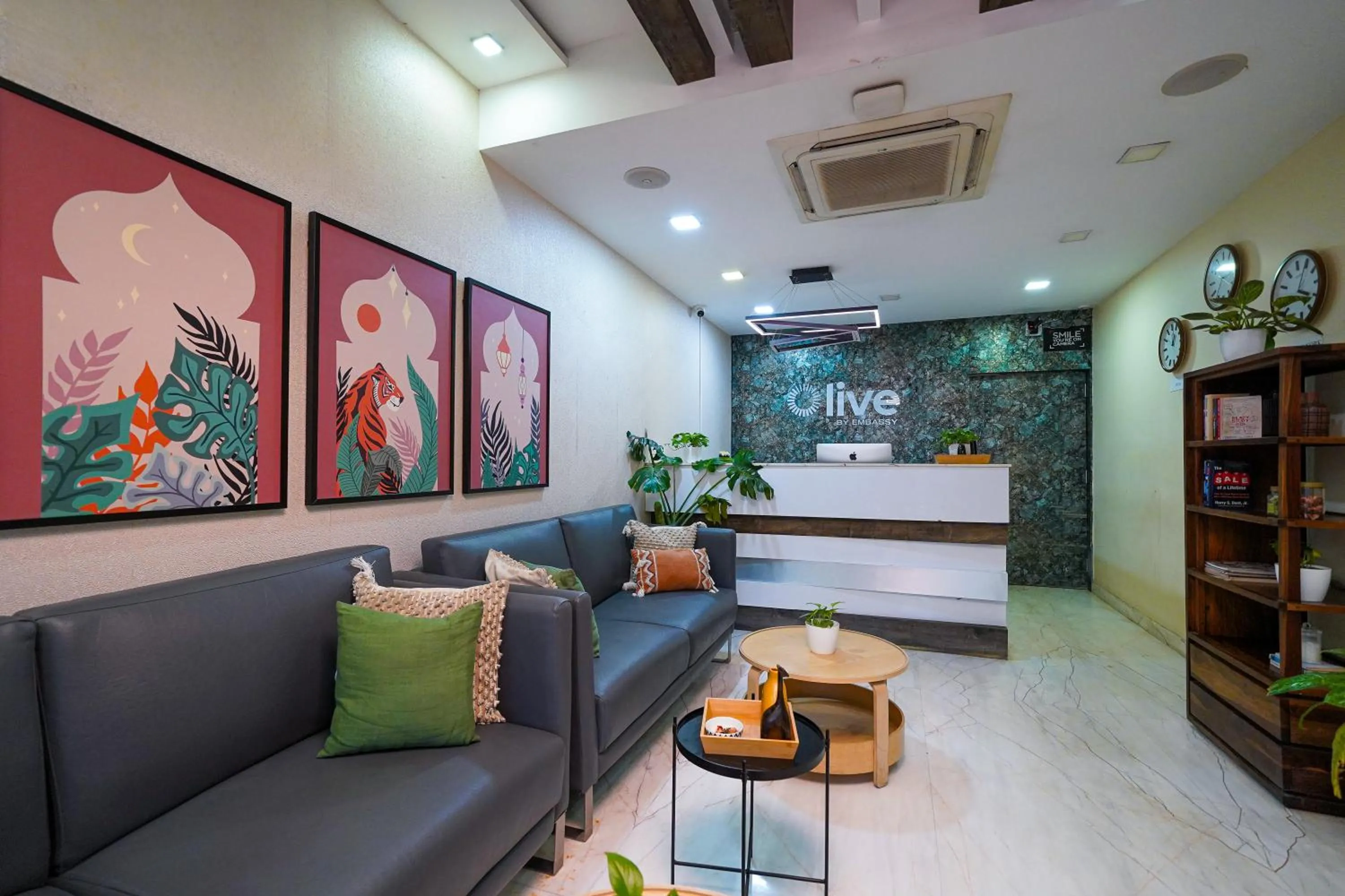 Lobby or reception in Olive Zip Btm Layout by Embassy Group