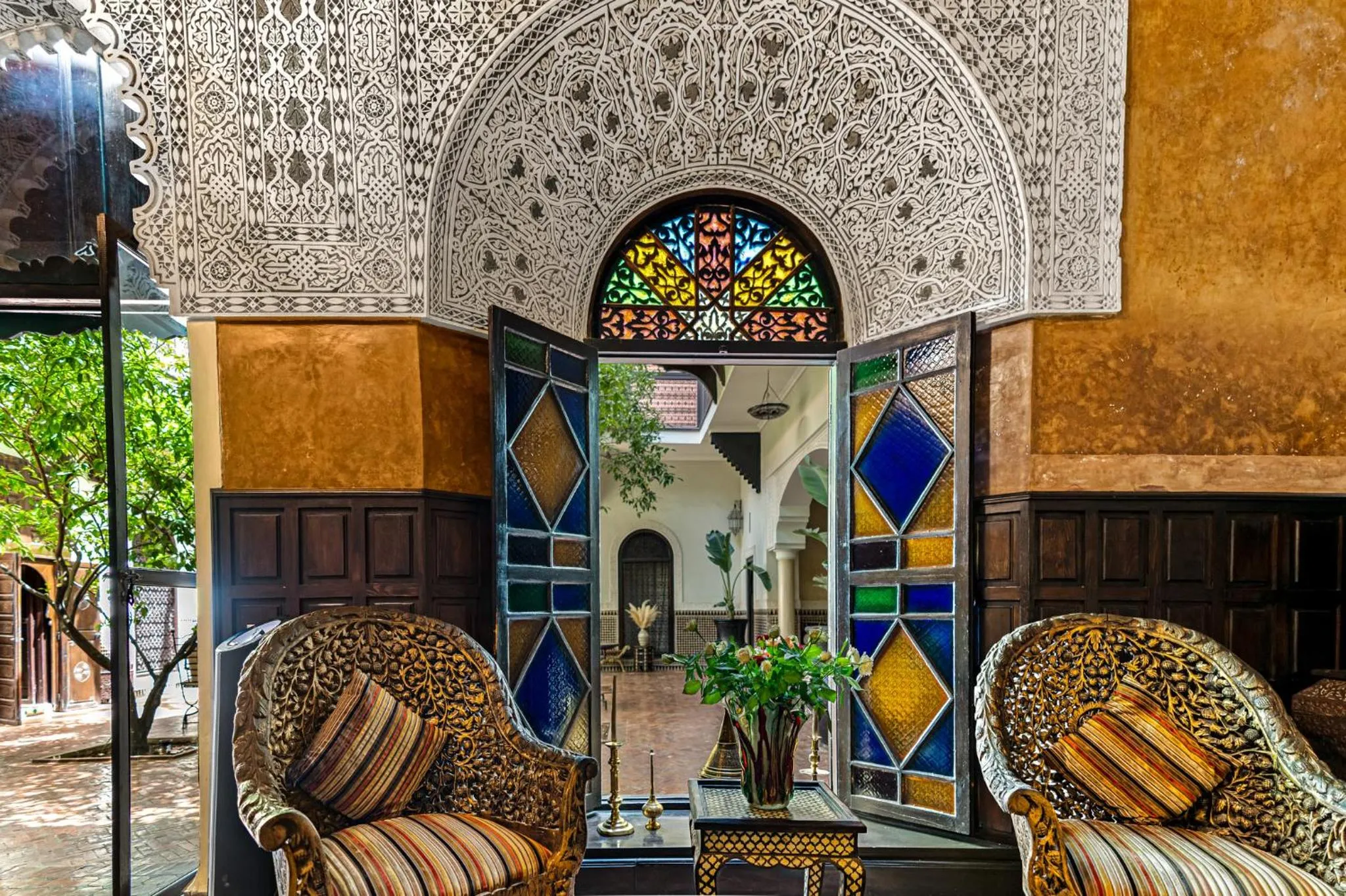 Communal lounge/ TV room in Riad ILayka