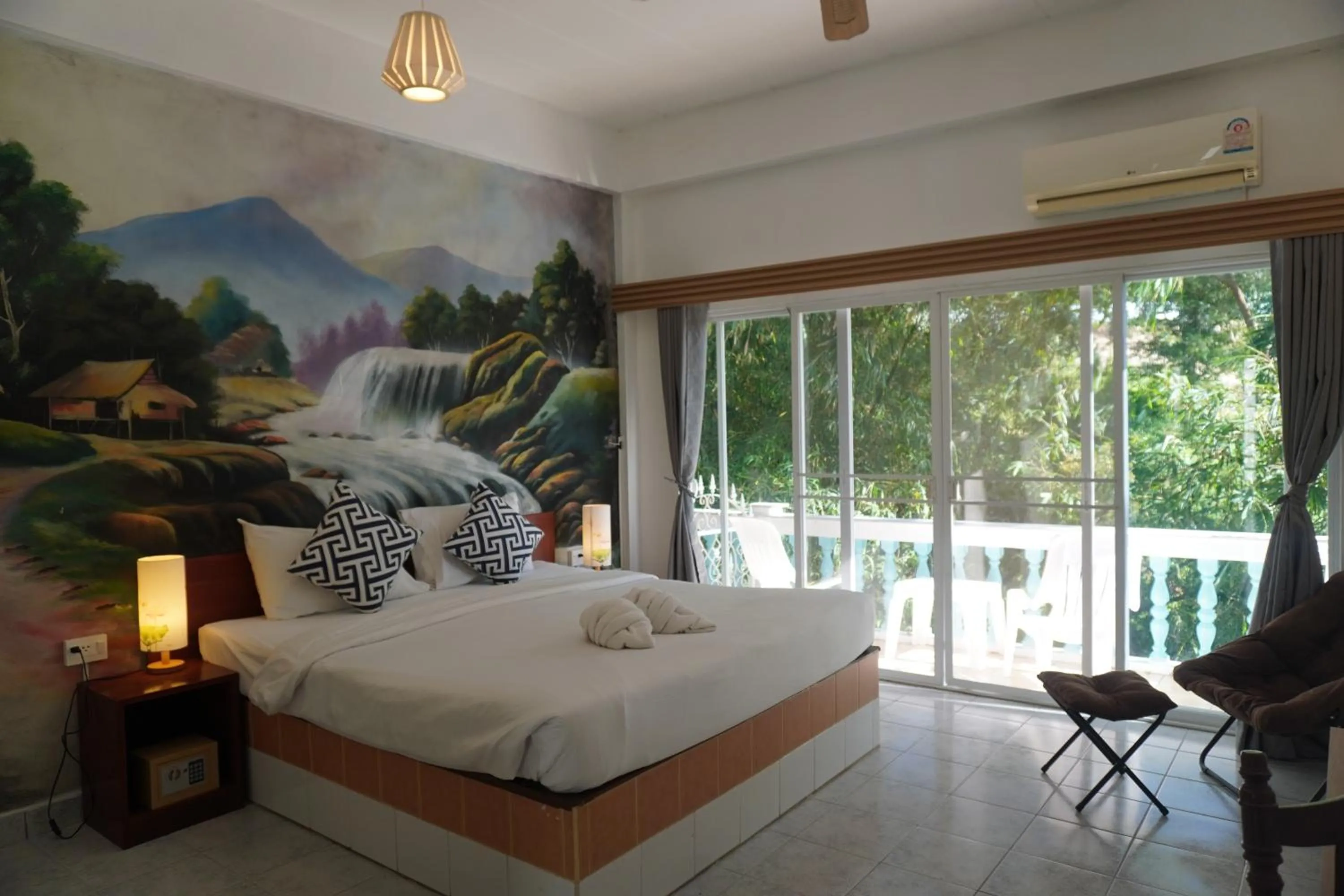 View (from property/room), Bed in Residy Retreat x Baan Suan Villa