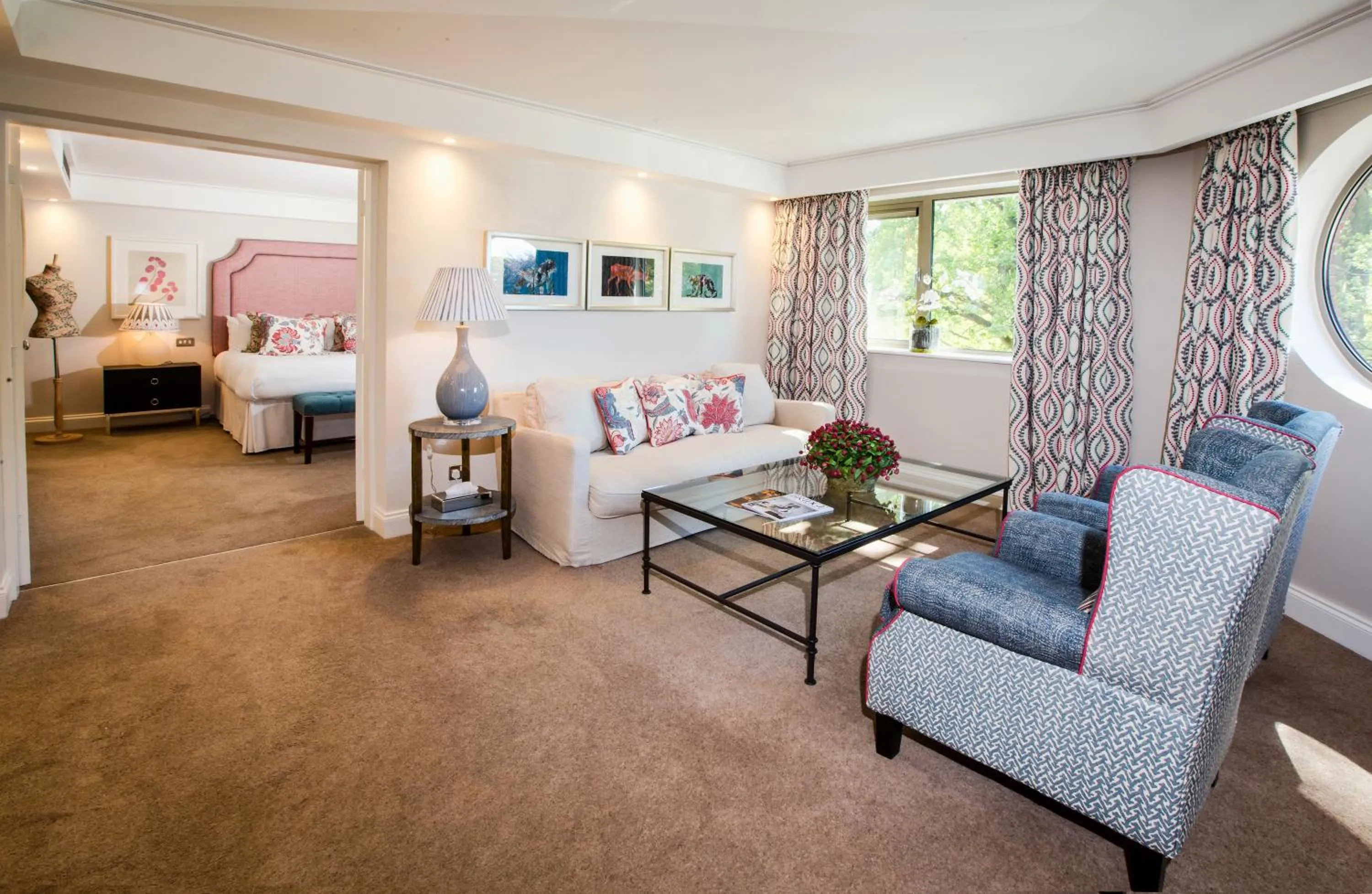 Living room, Bed in Wrightington Hotel, Health Club & Spa