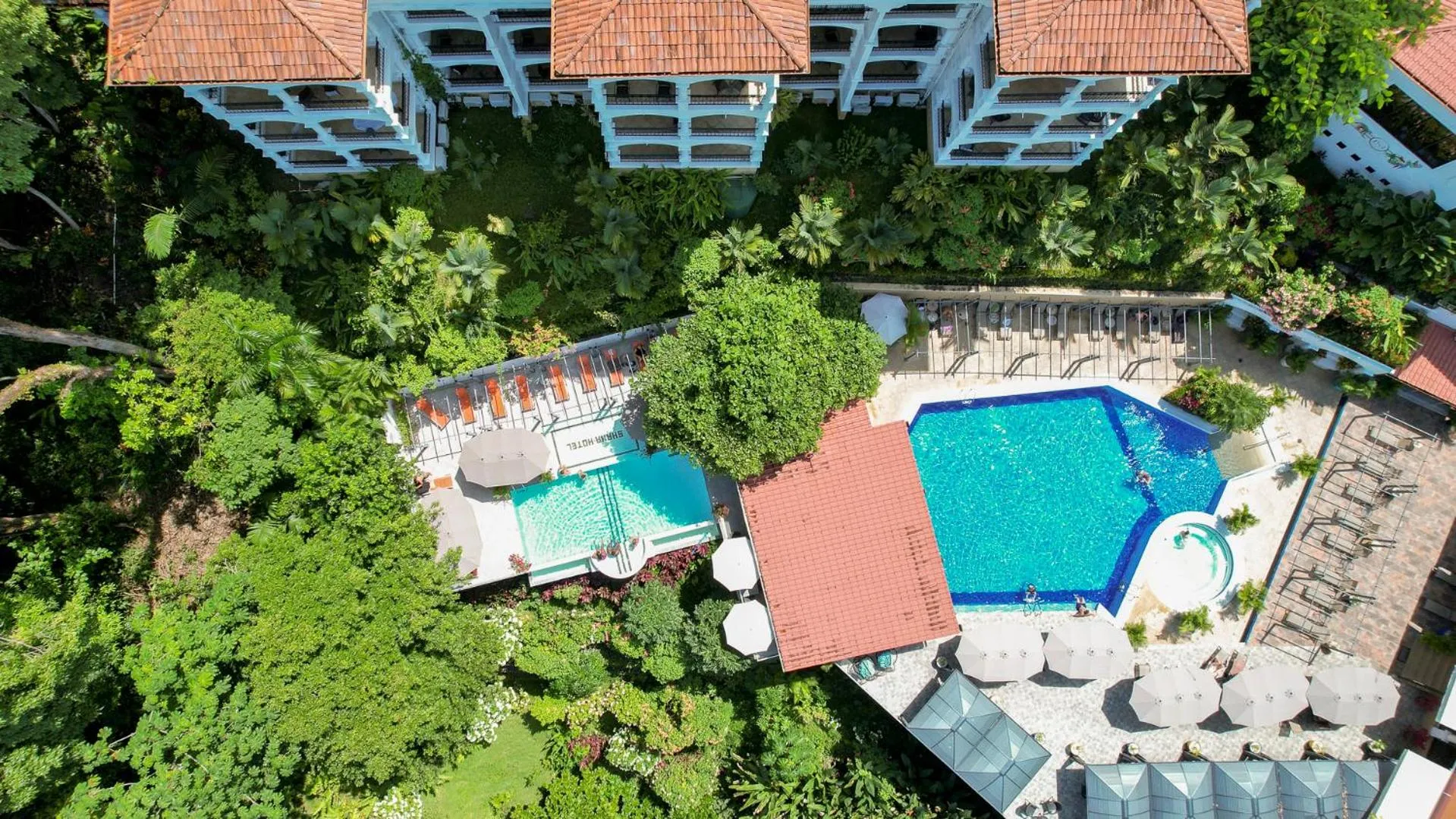 Bird's eye view in Shana by the Beach Manuel Antonio