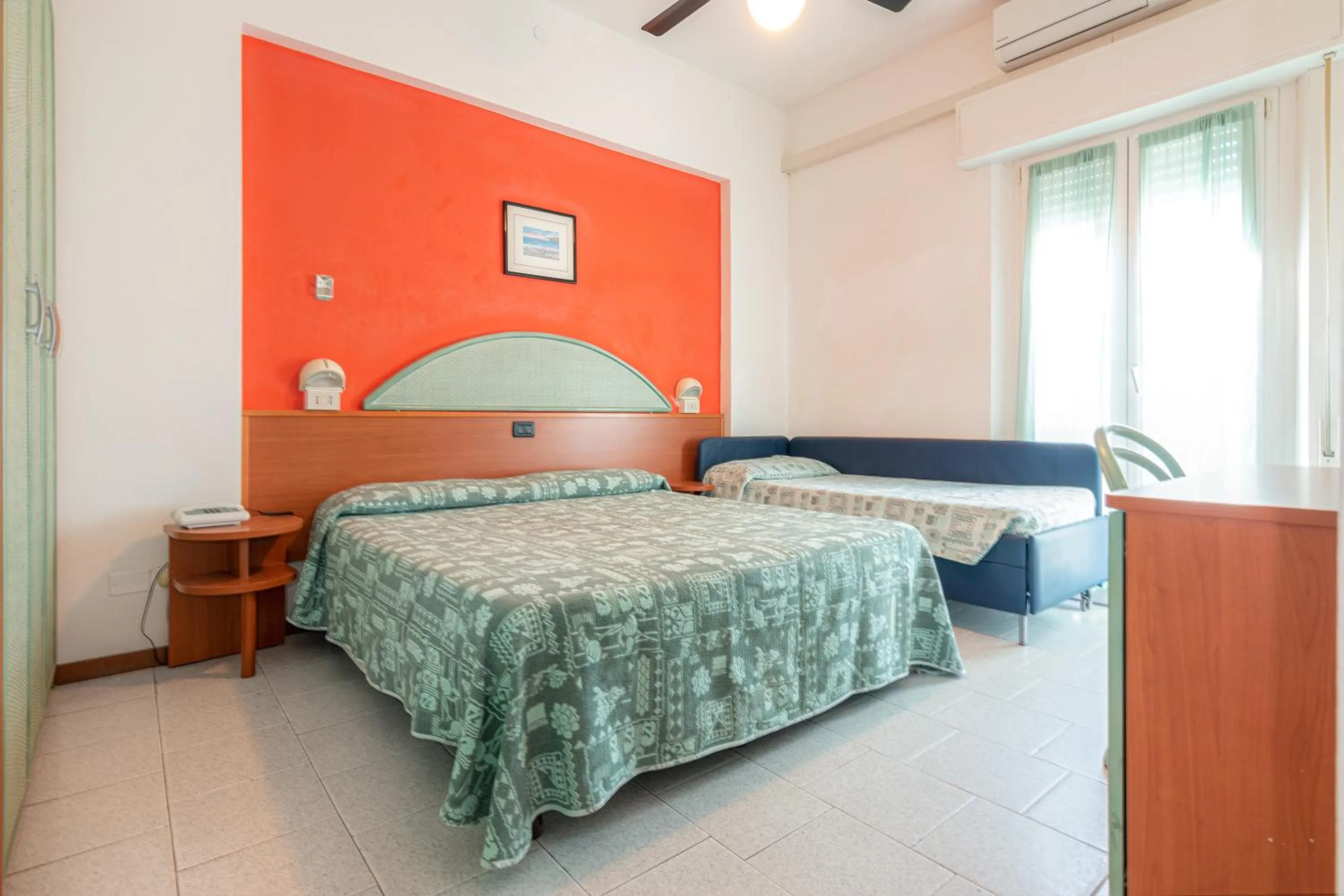 Bed in Hotel Diamond