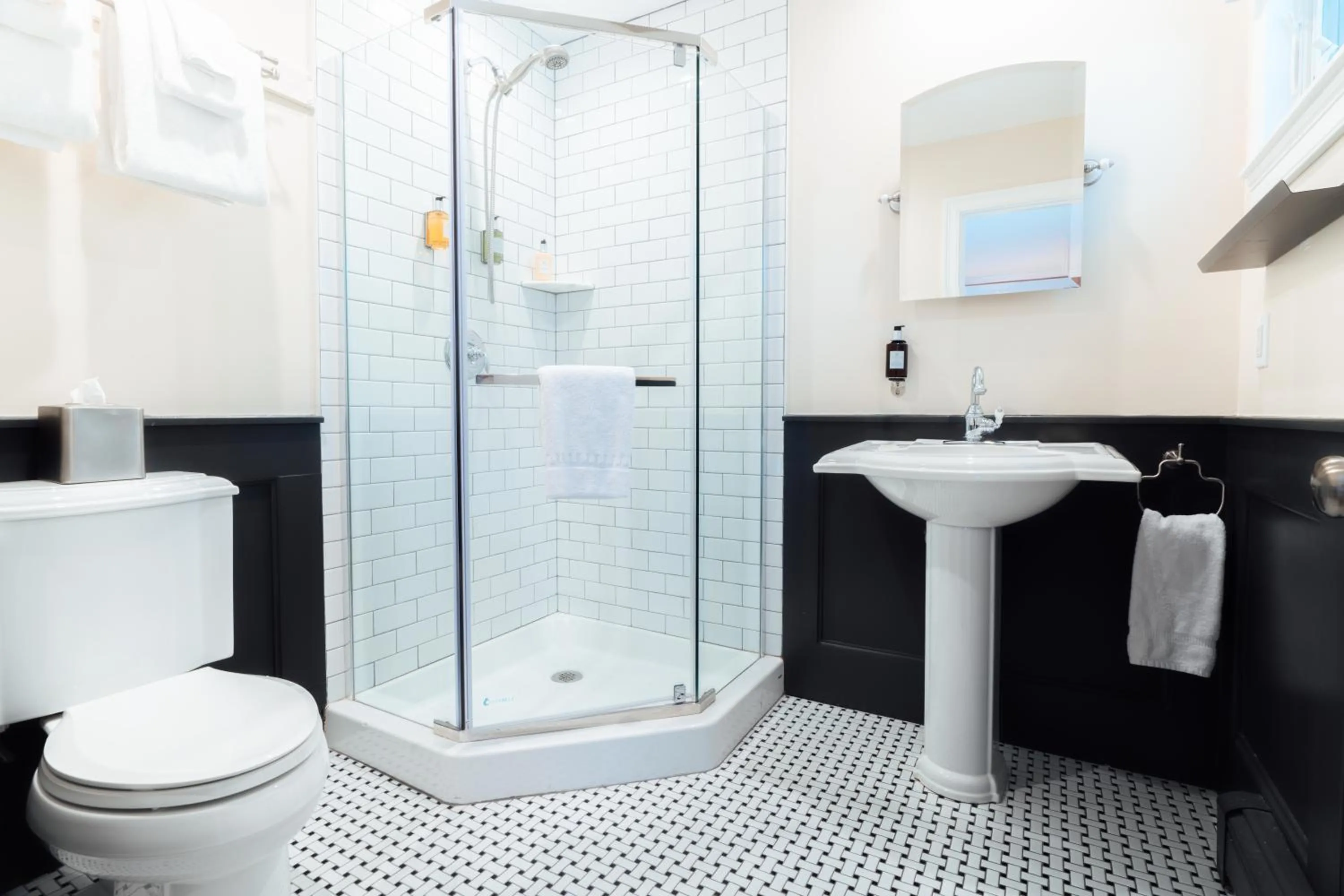 Bathroom in Ellery Hotel Provincetown