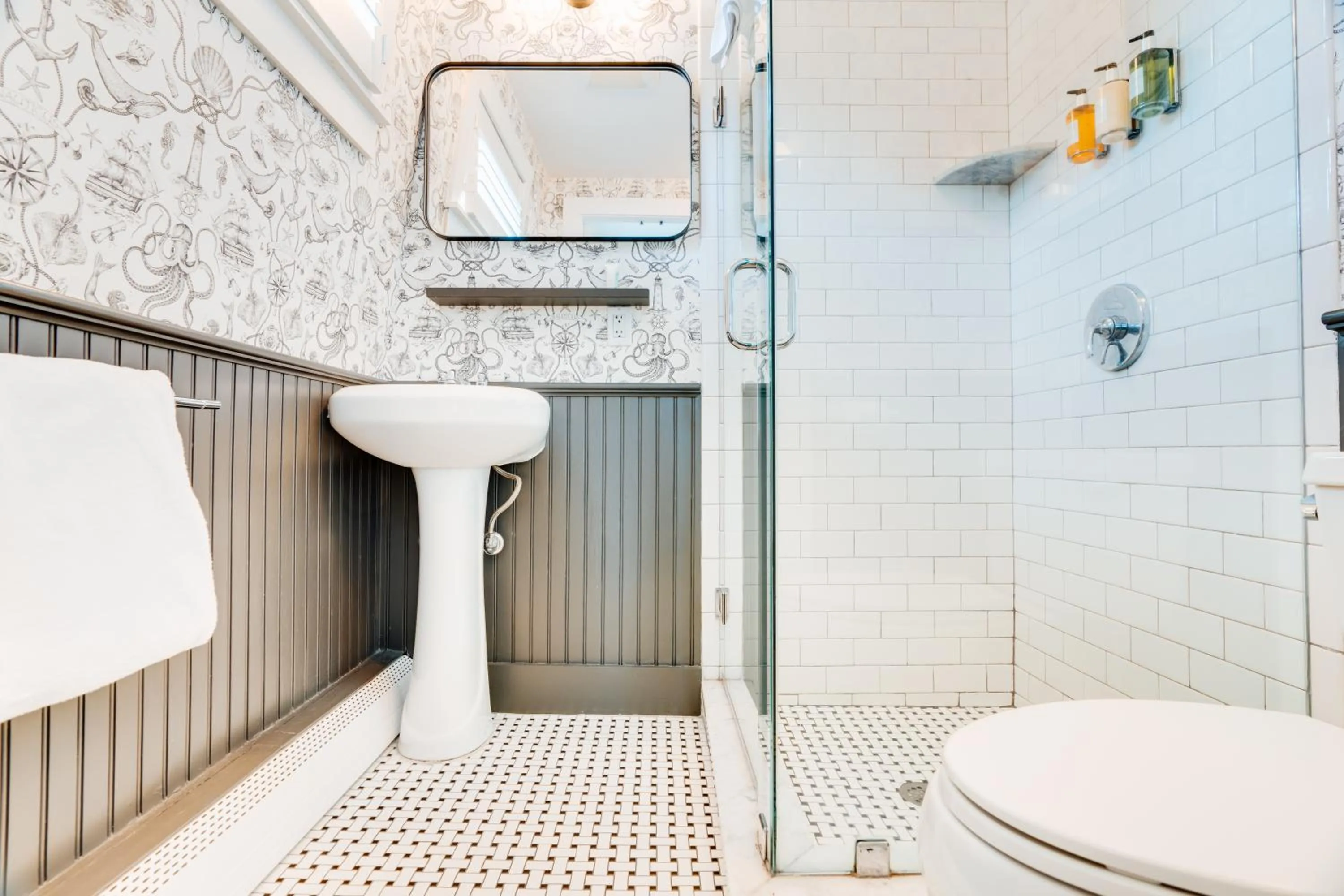 Bathroom in Ellery Hotel Provincetown