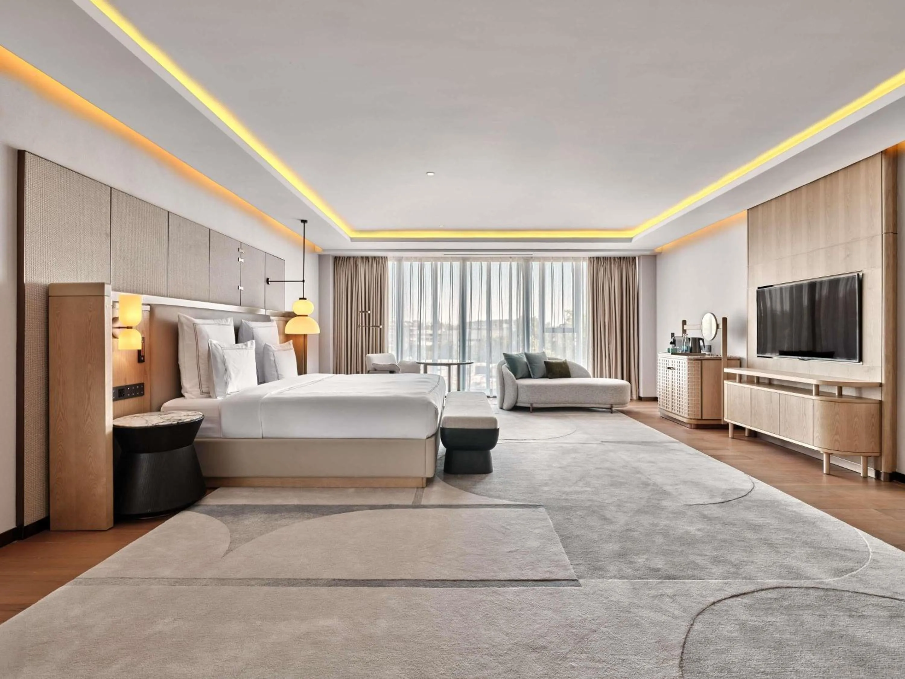 Bedroom, Bed in Swissotel Tashkent