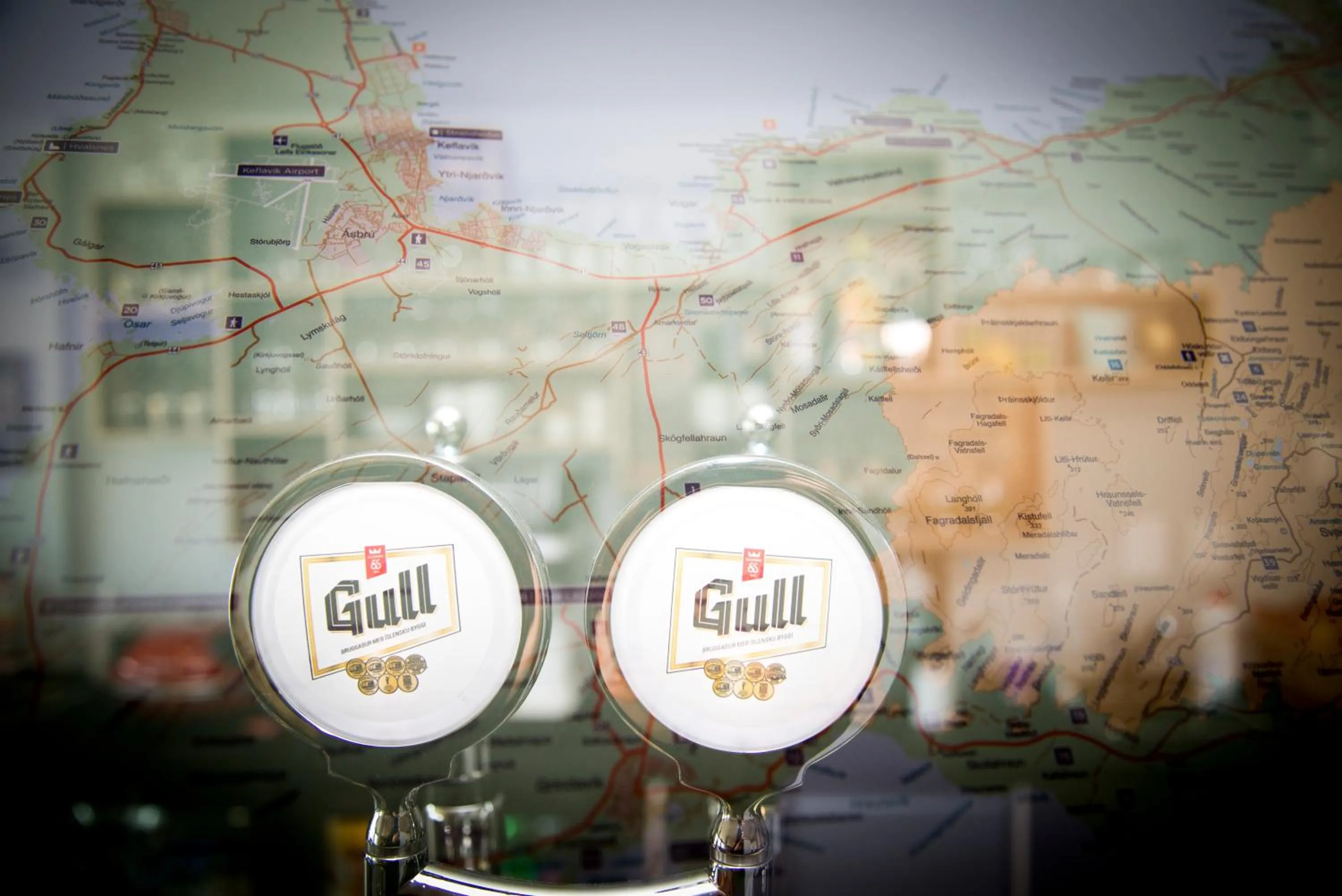 Decorative detail in Eldey Airport Hotel