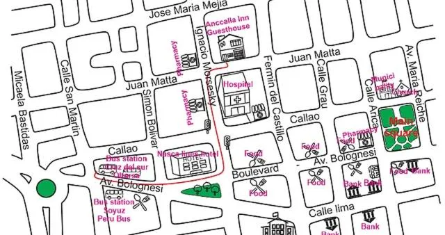 Floor plan in Anccalla Inn Guesthouse