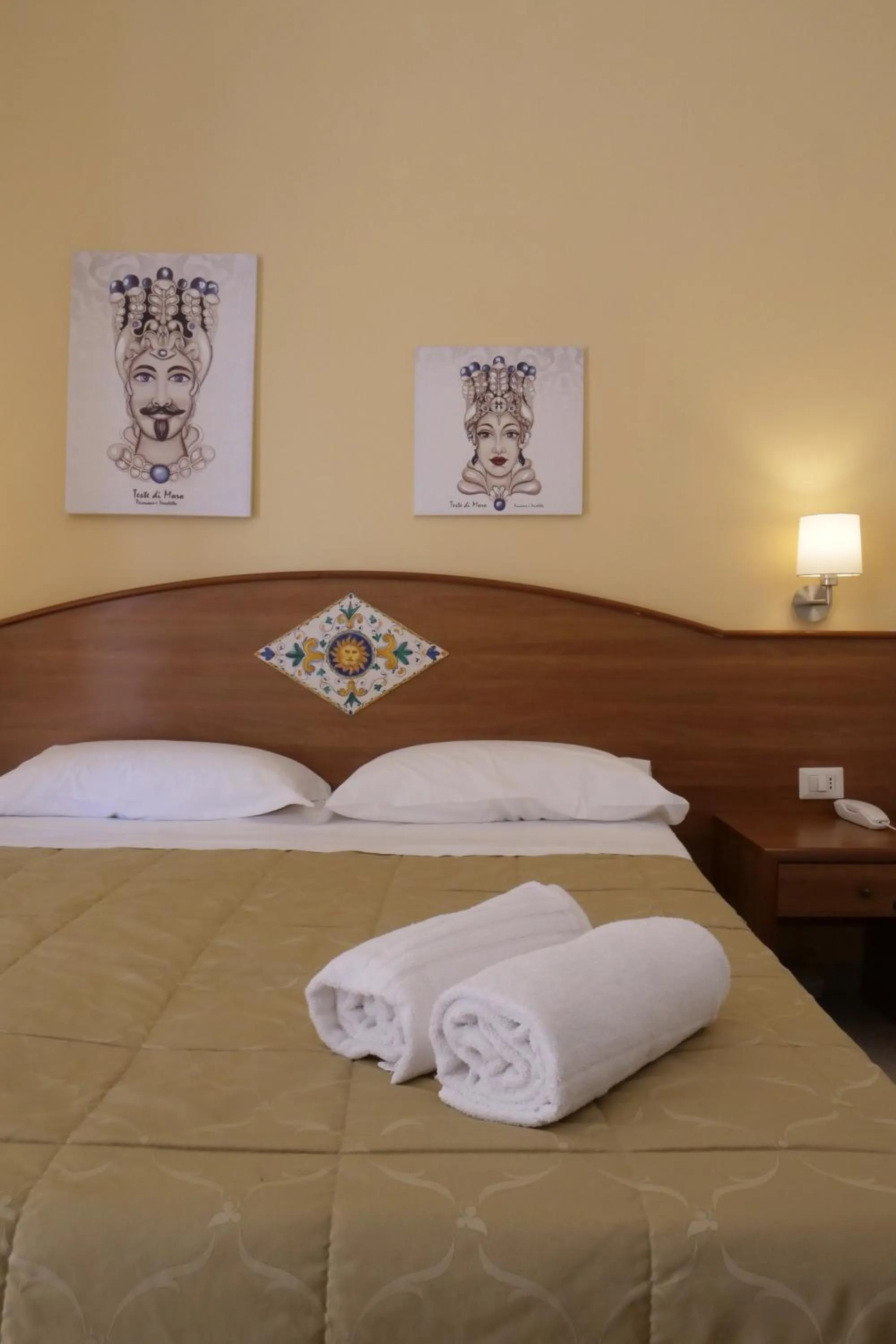 Bedroom, Bed in Hotel Elios Tao