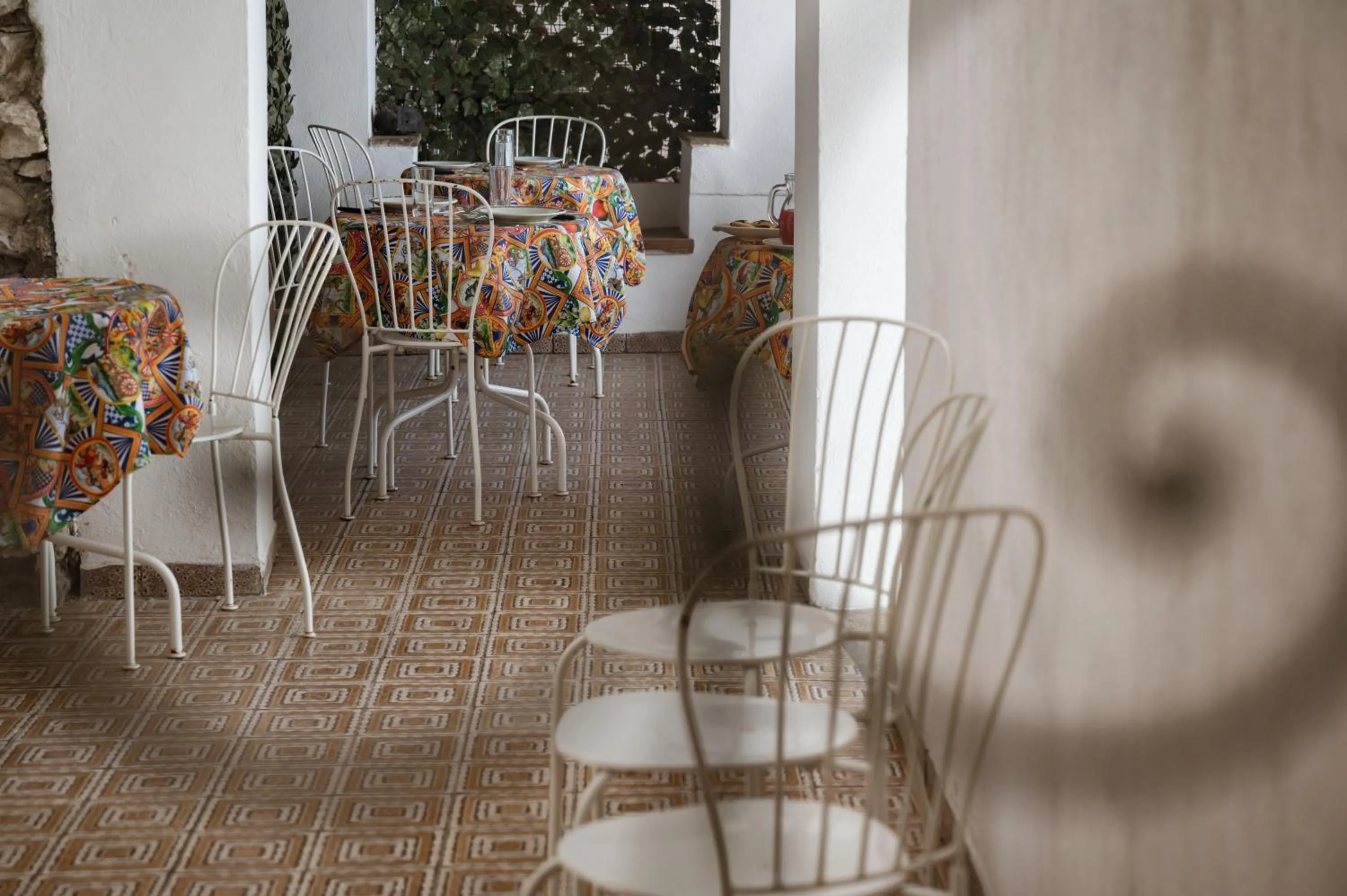 Patio in Hotel Elios Tao