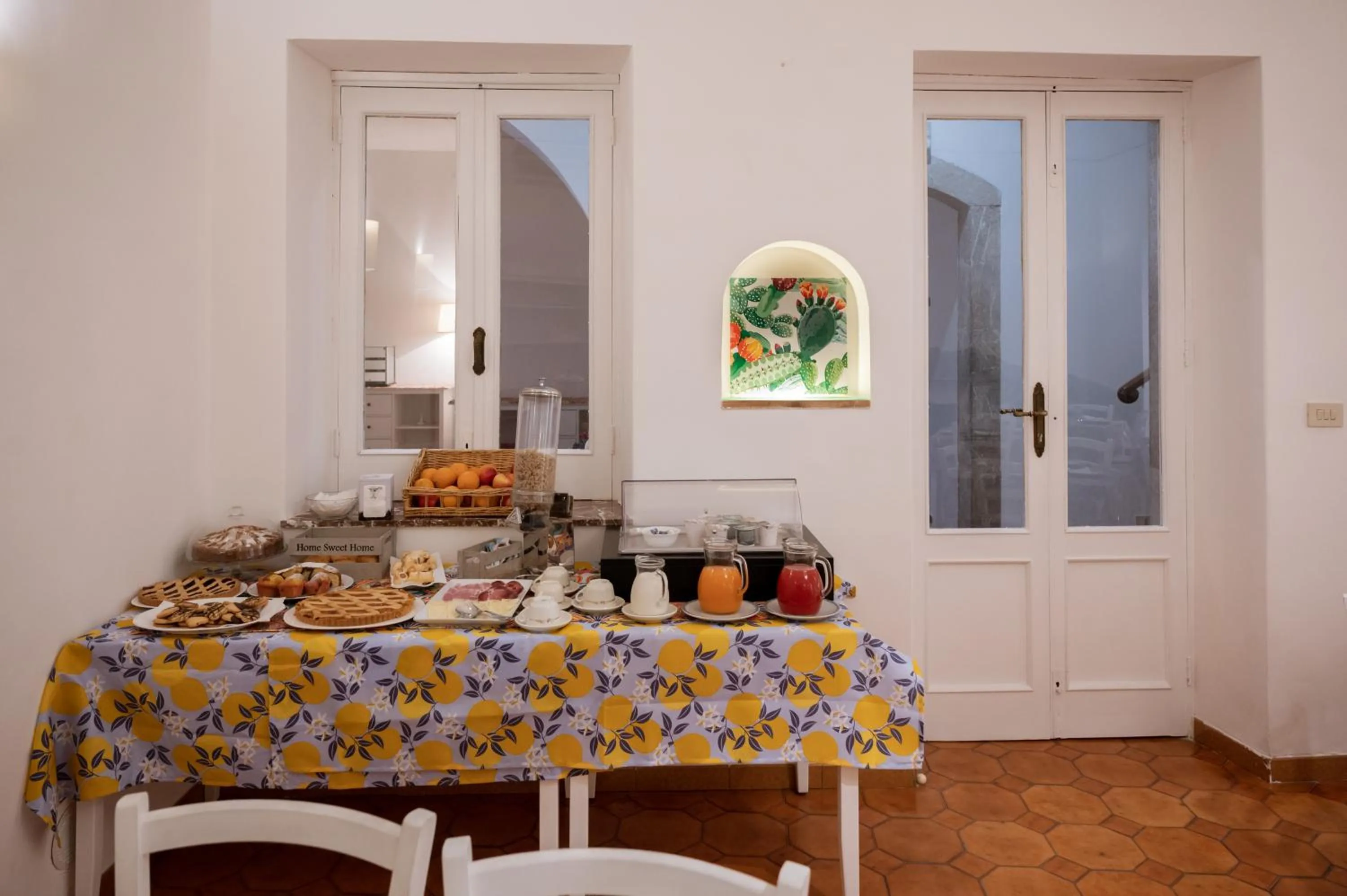 Buffet breakfast in Hotel Elios Tao