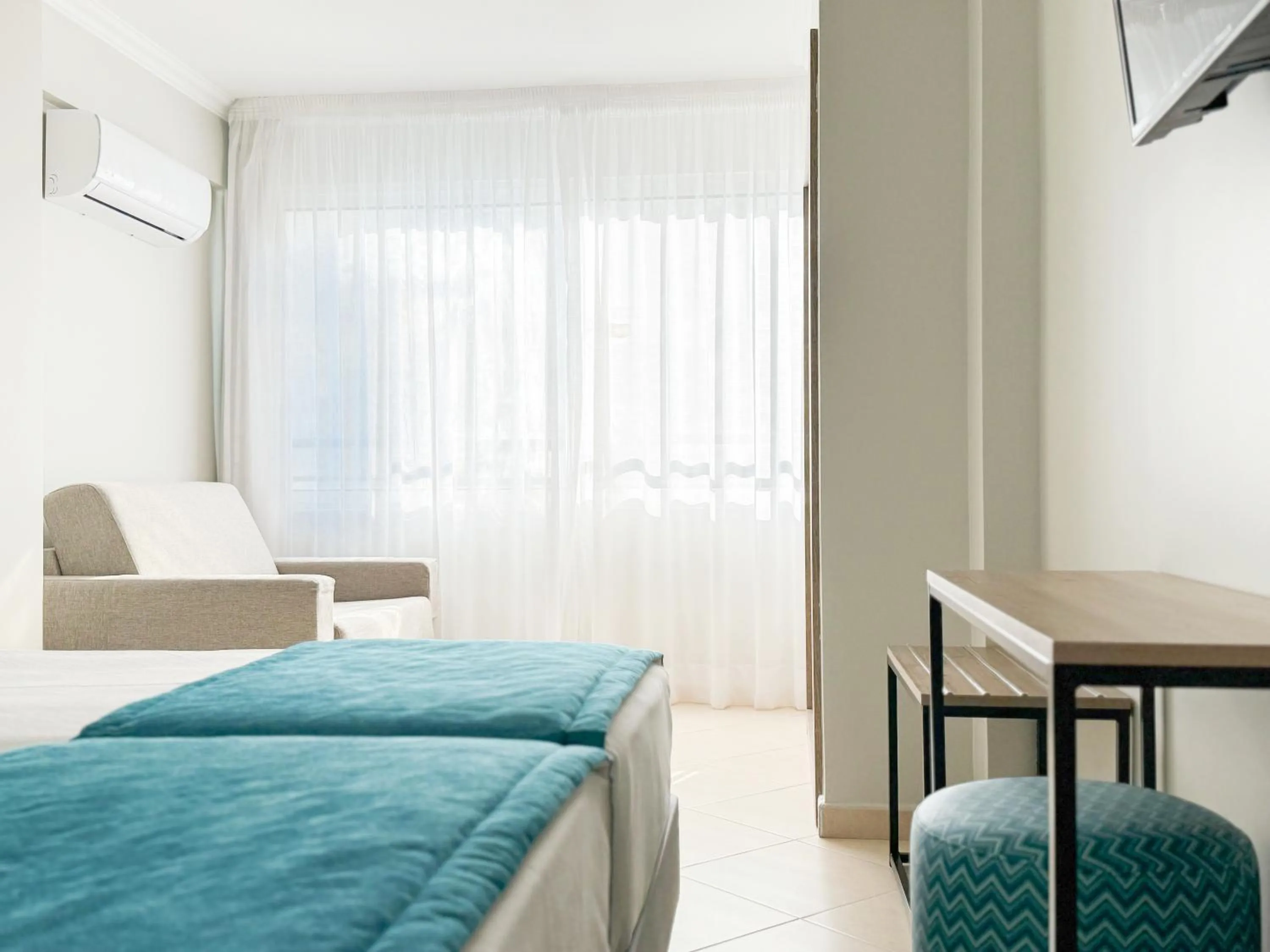 Bed in Hotel Atismar