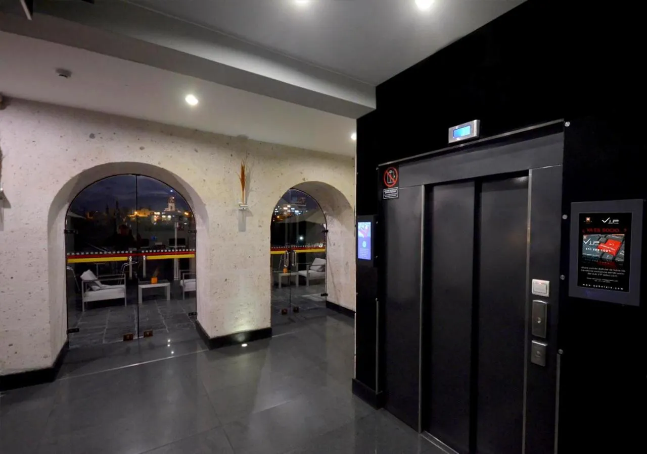 Lobby or reception in qp Hotels Arequipa