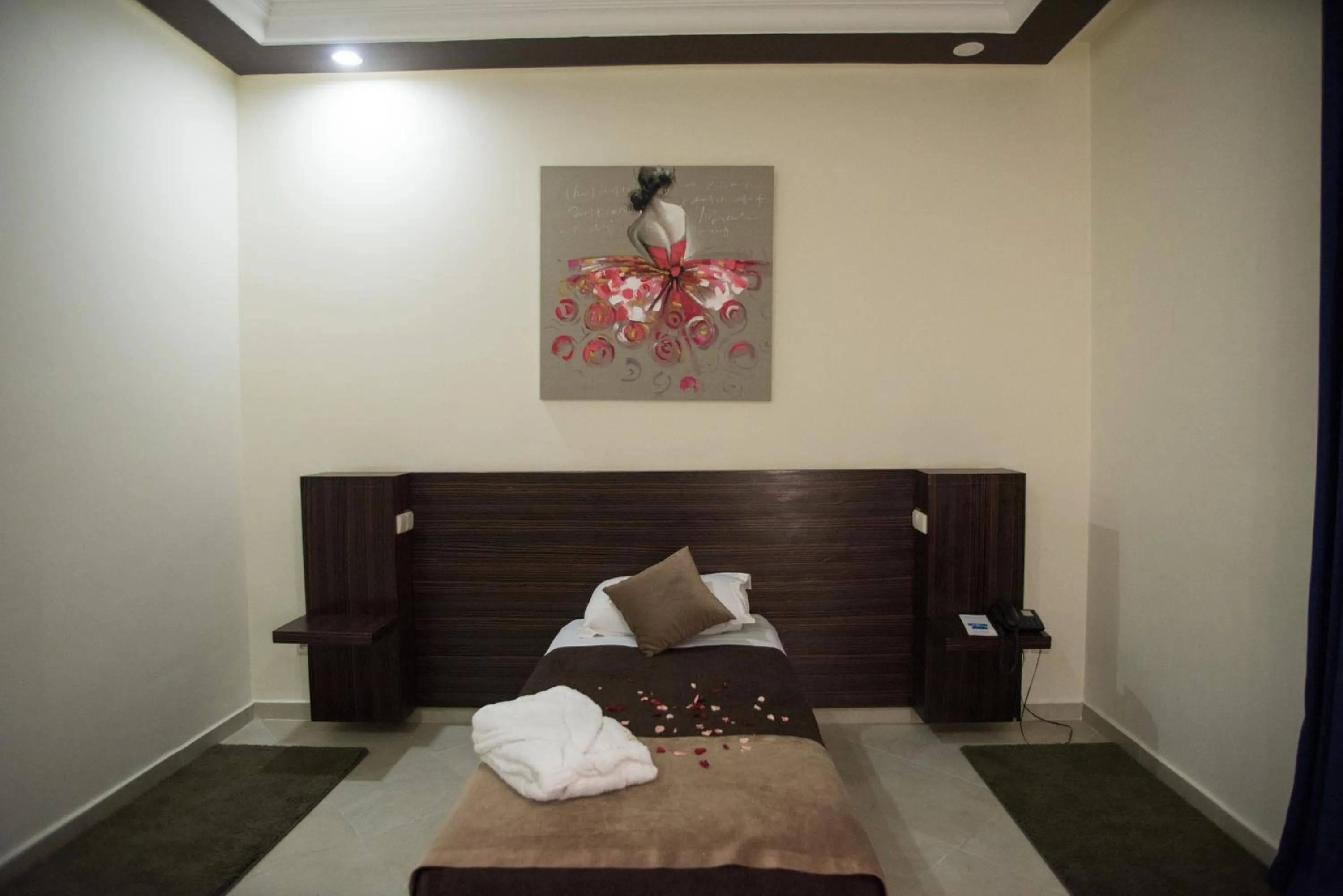 Bed in Hôtel Rif