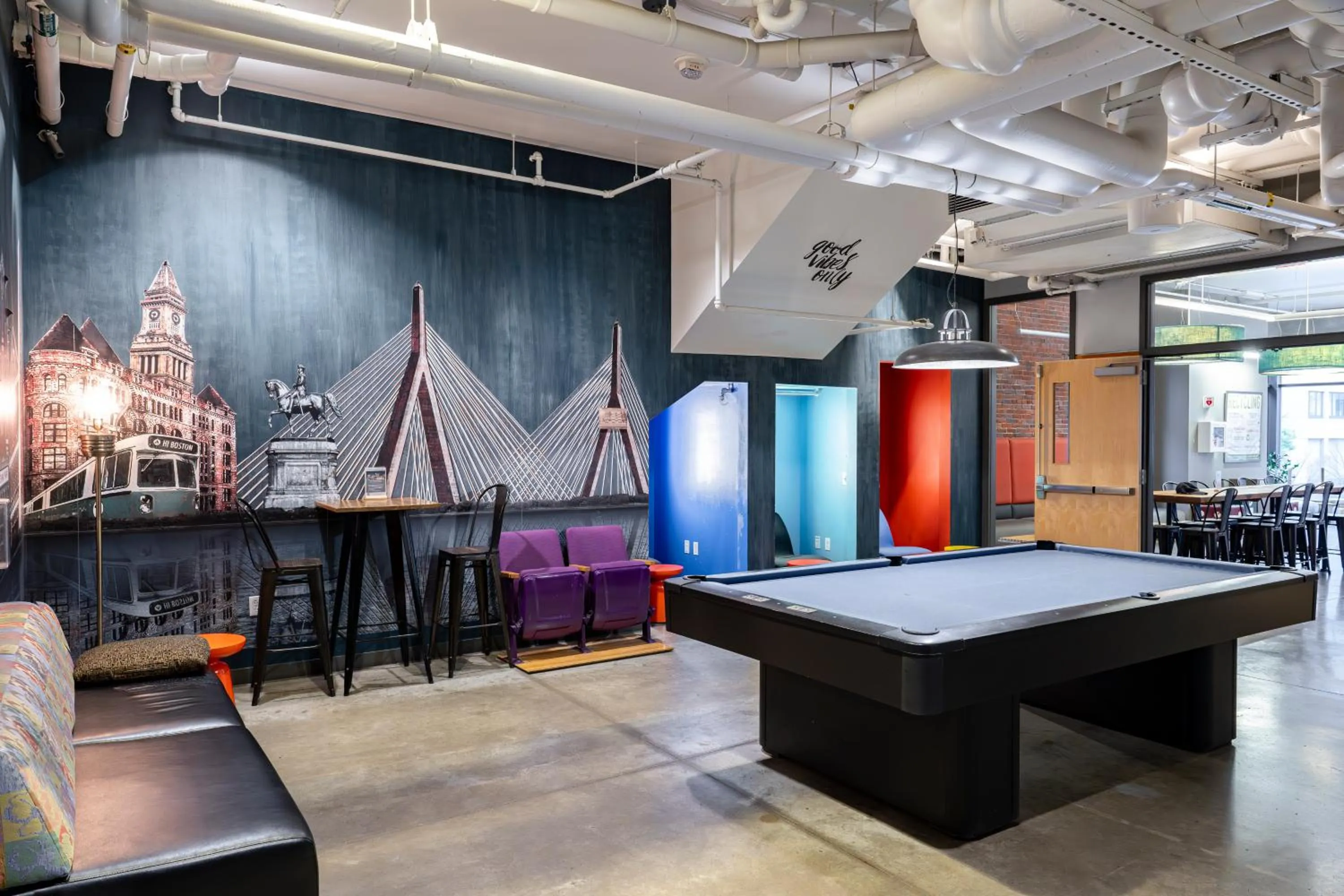 Billiard in HI Boston Hostel