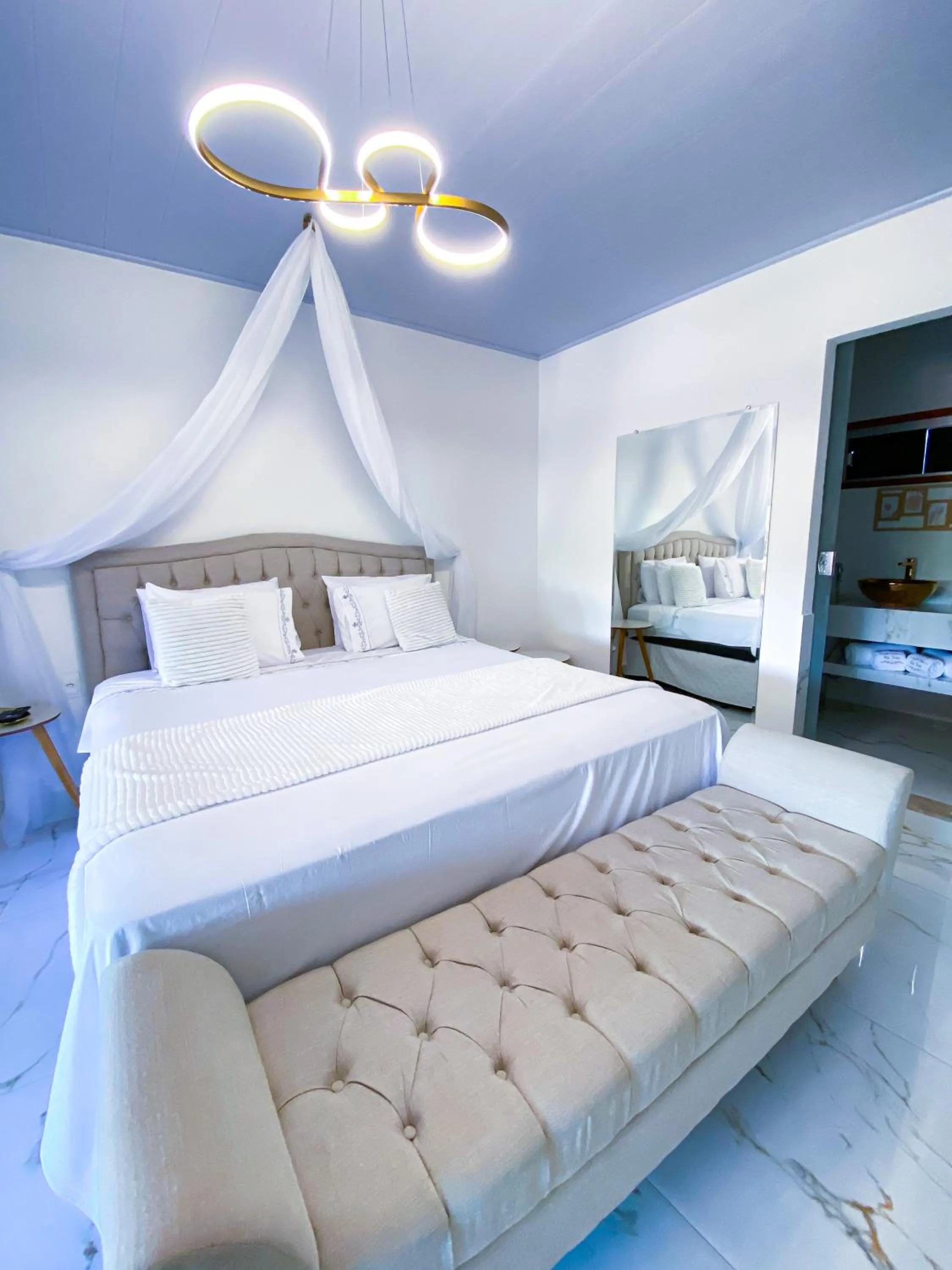 Bed in Pousada Vila Velha