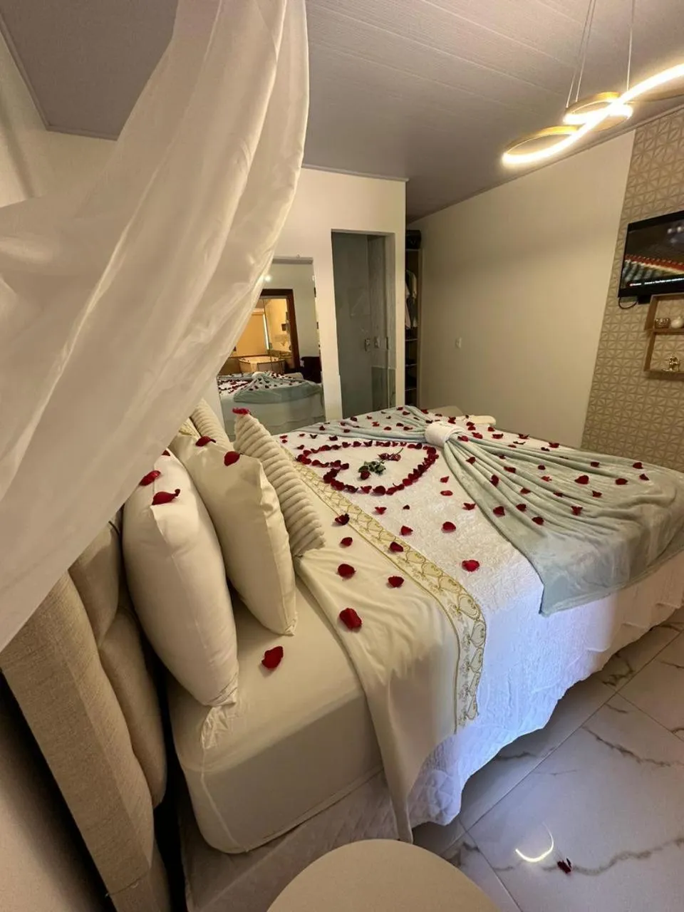 Bed in Pousada Vila Velha