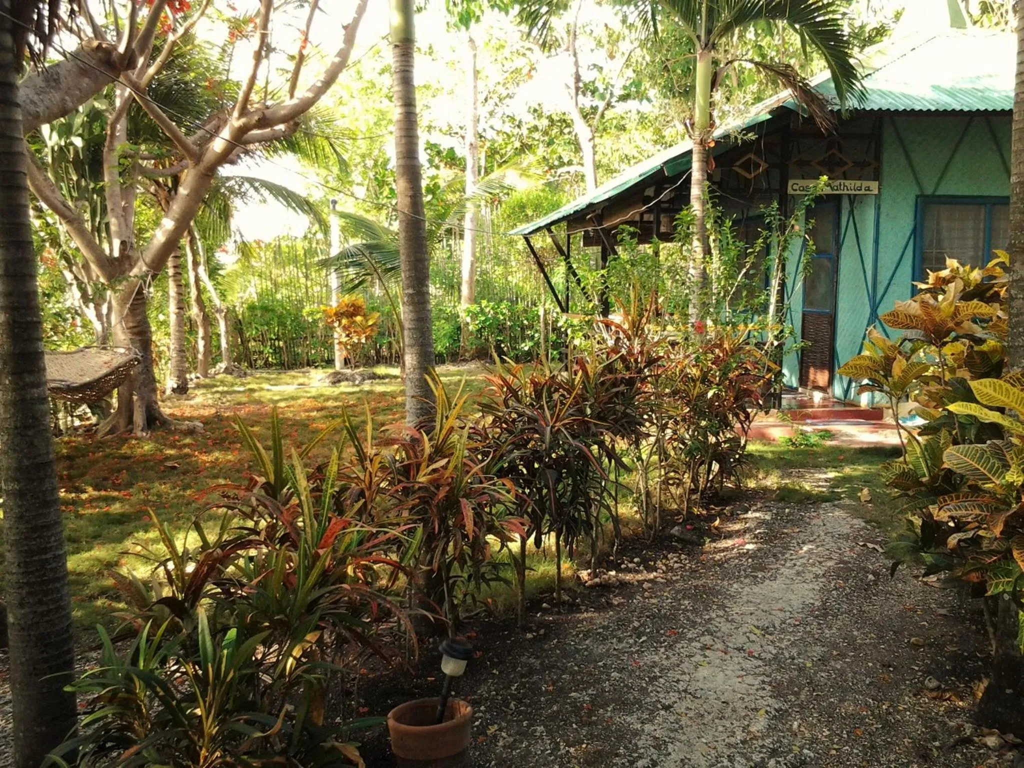 Garden view in Casa de la Playa Beach Resort