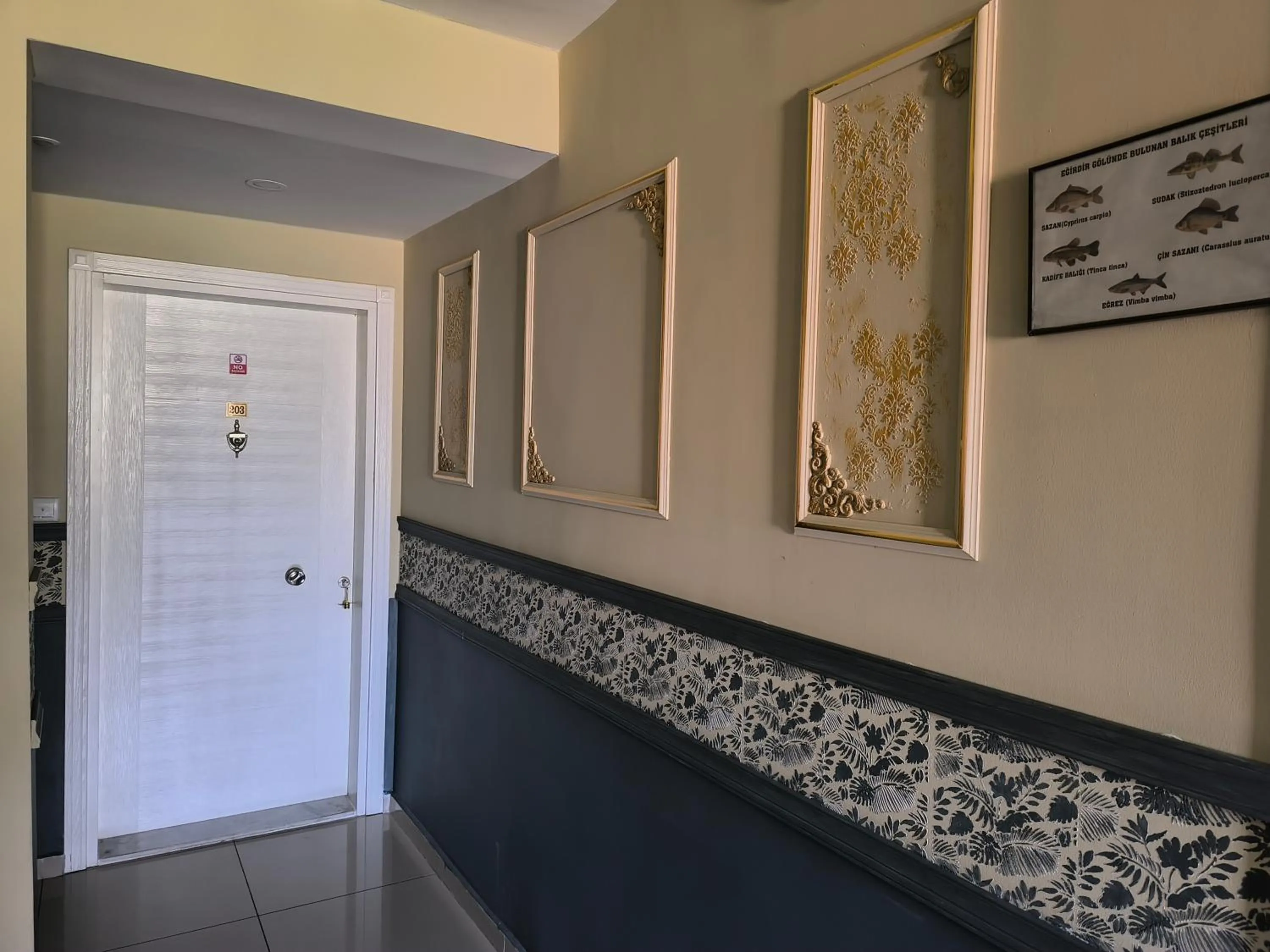 Decorative detail in Hannapart Otel