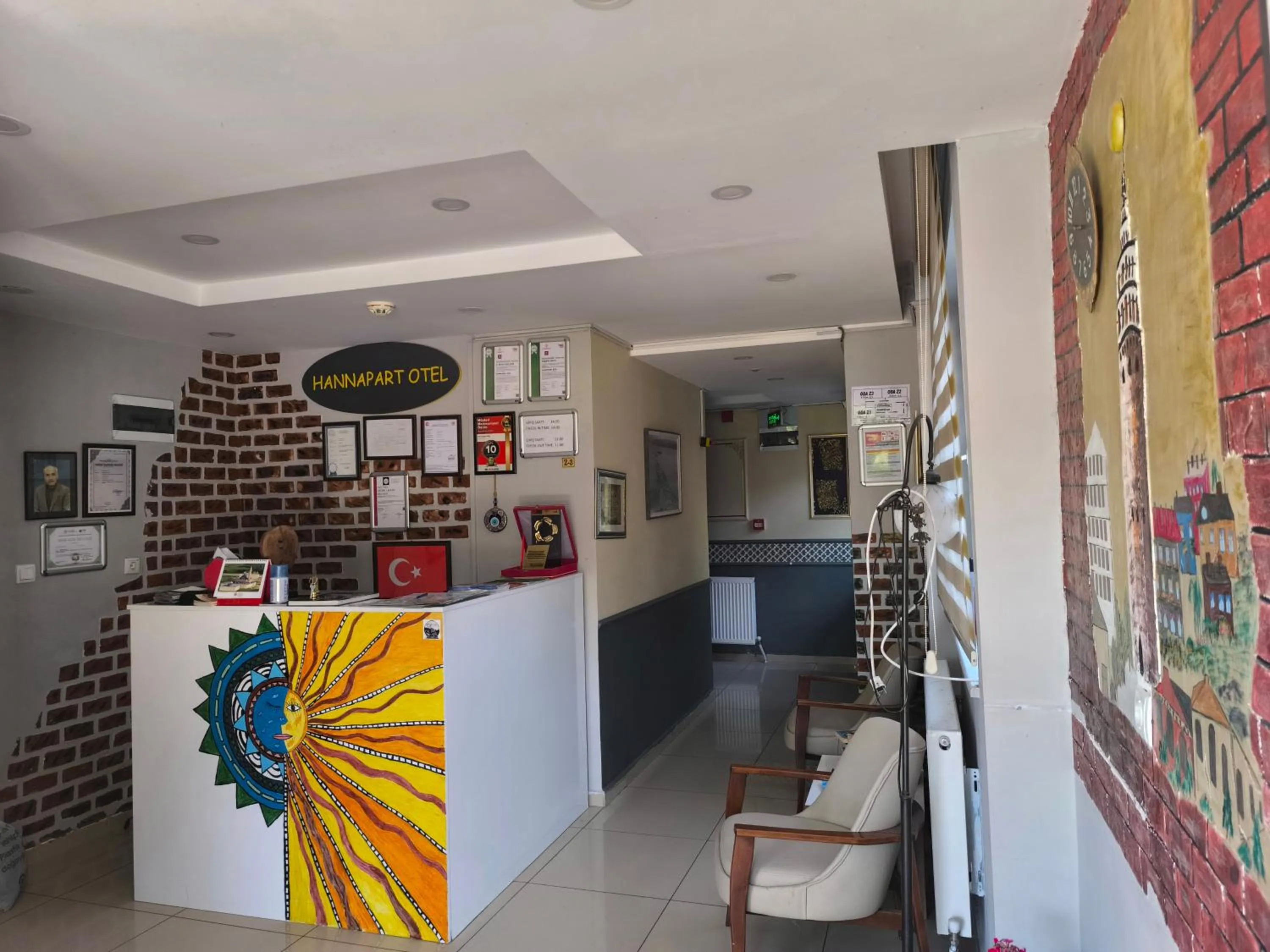 Lobby or reception in Hannapart Otel