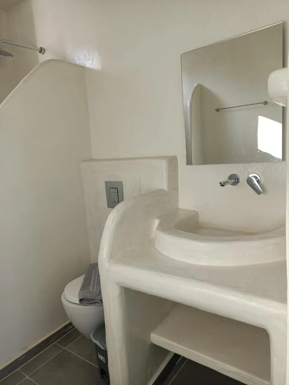 Bathroom in The Muses of Santorini Private Jacuzzi Suites